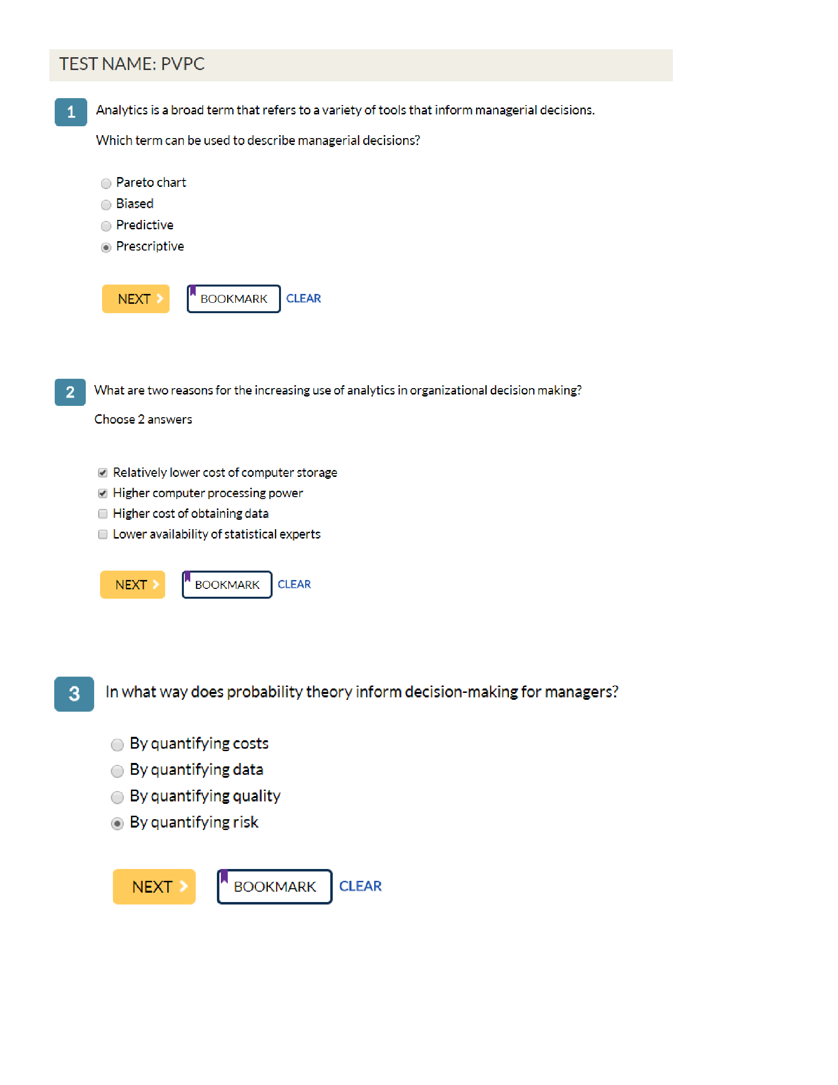 C207 - Pre-assessment – Original 2026 PVPC
