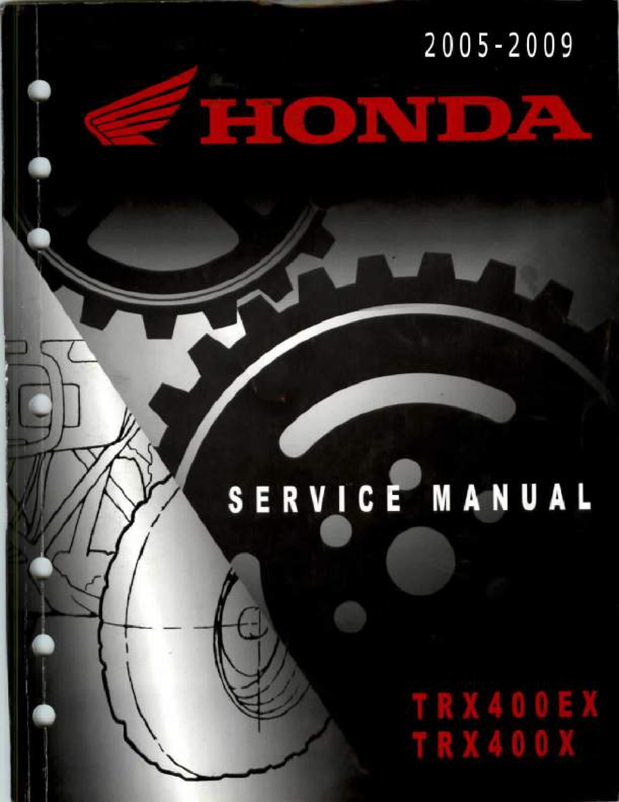 Honda TRX400ex Service Repair Manual 05-09