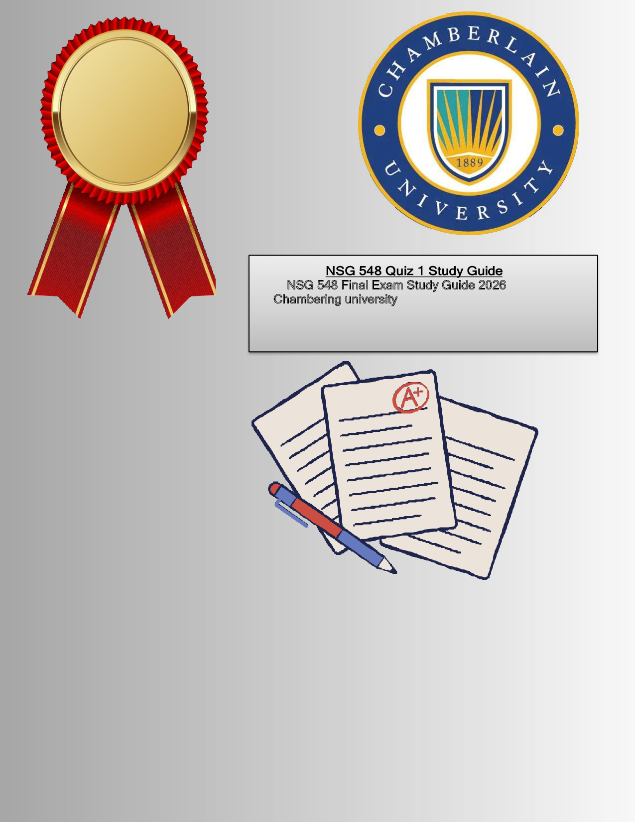 NSG 548 Final Exam Study Guide 2026
