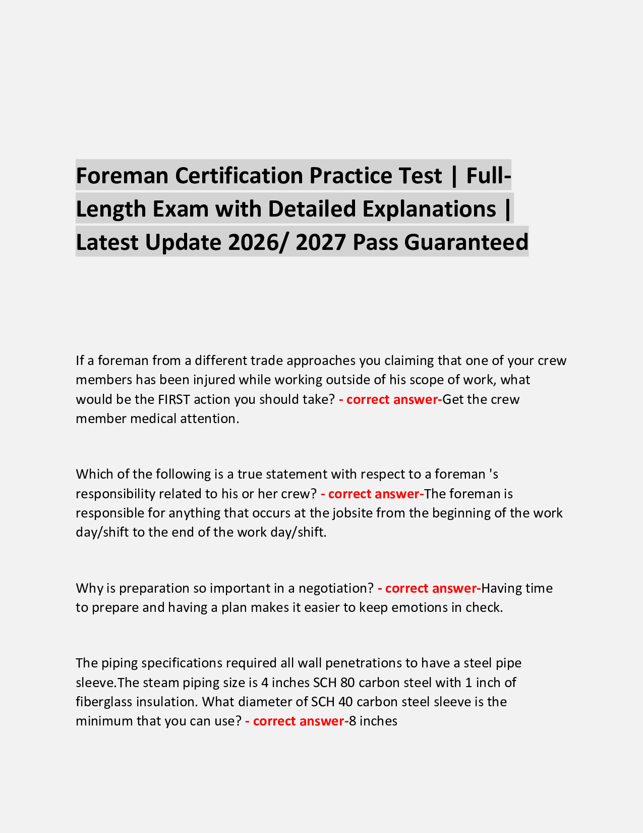 UA Standard for Excellence Exam Prep |  Verified Questions & Answers | 2026/2027 Latest  Update/ Pass Guaranteed
