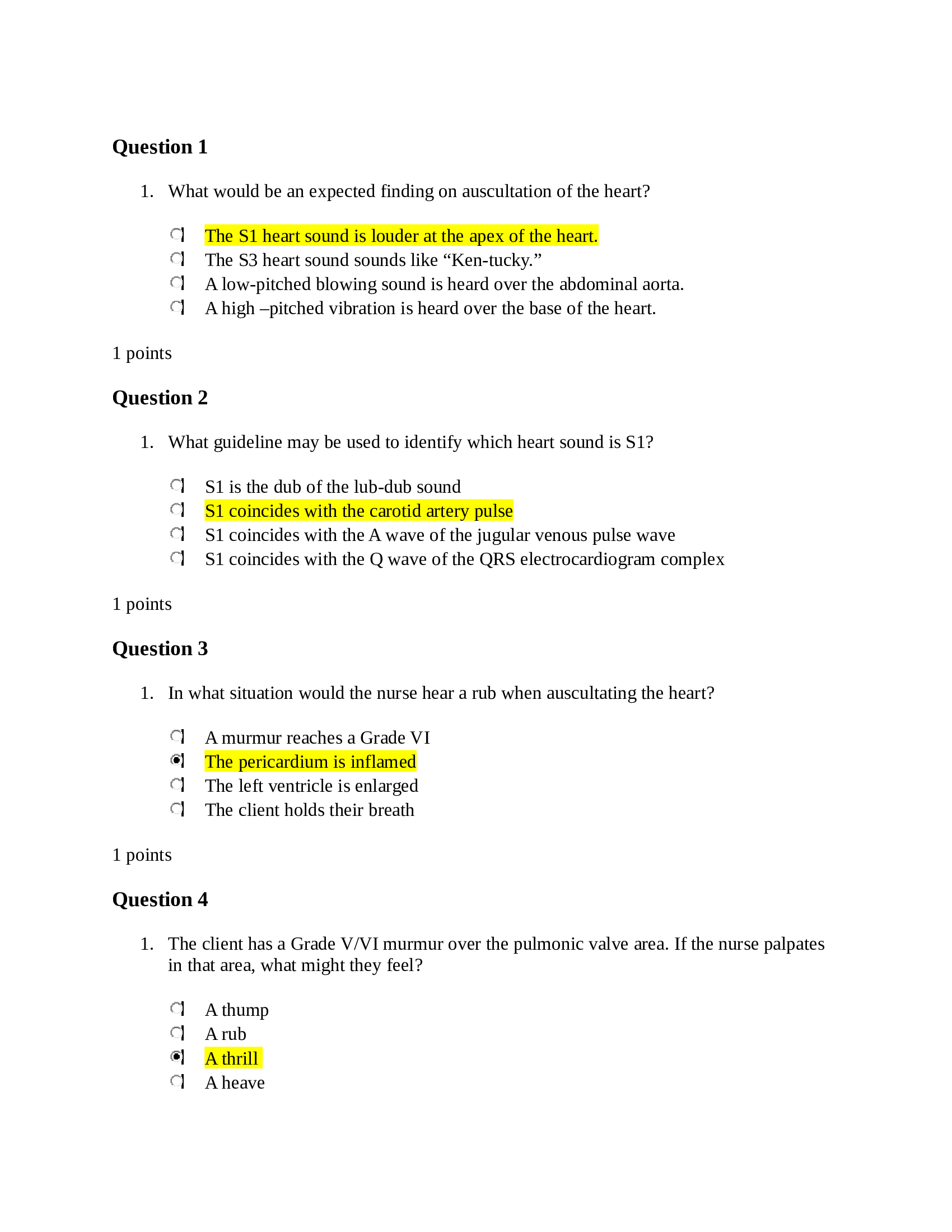 NUR 2180 physical assessment quiz10