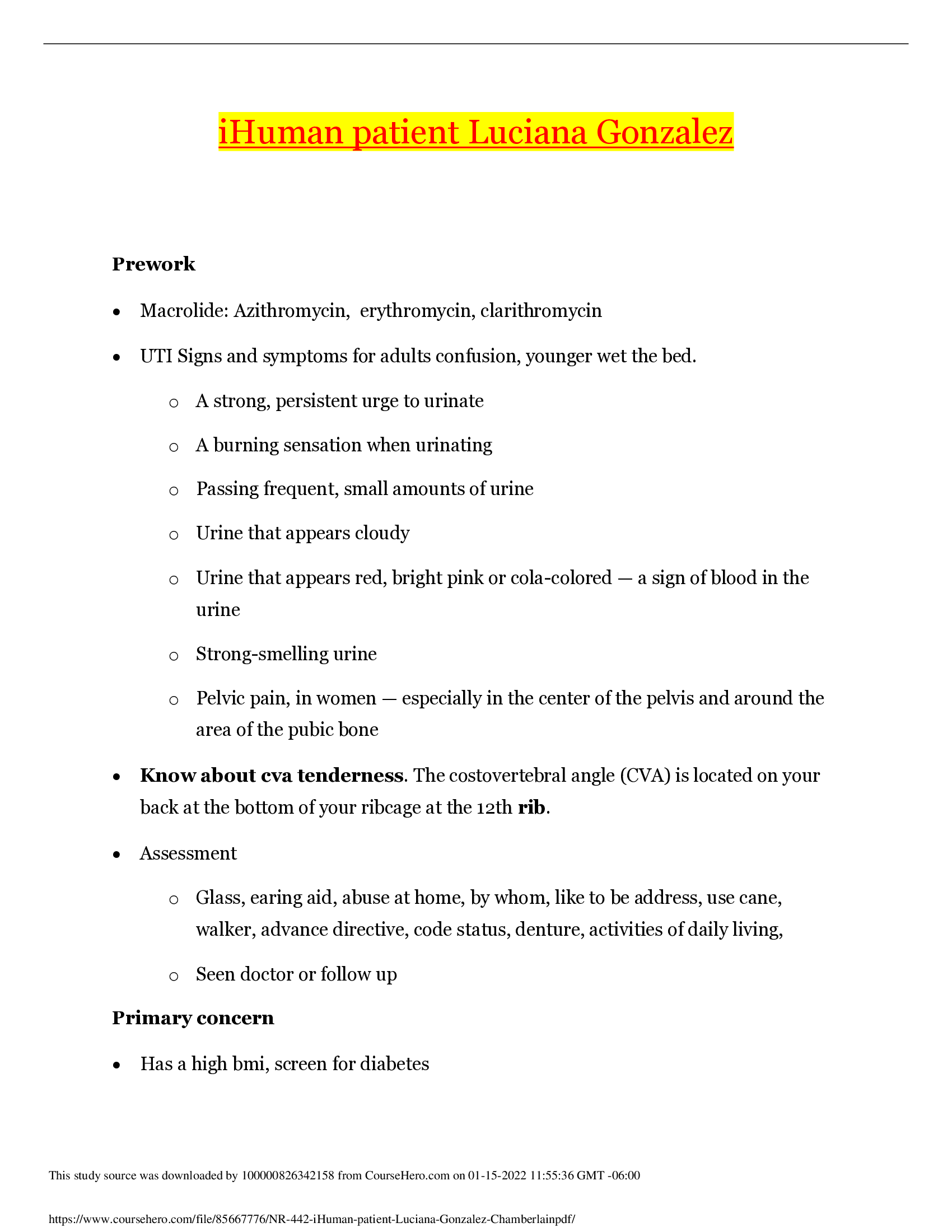 Luciana Gonzalez i-Human Case Study Complete Solution