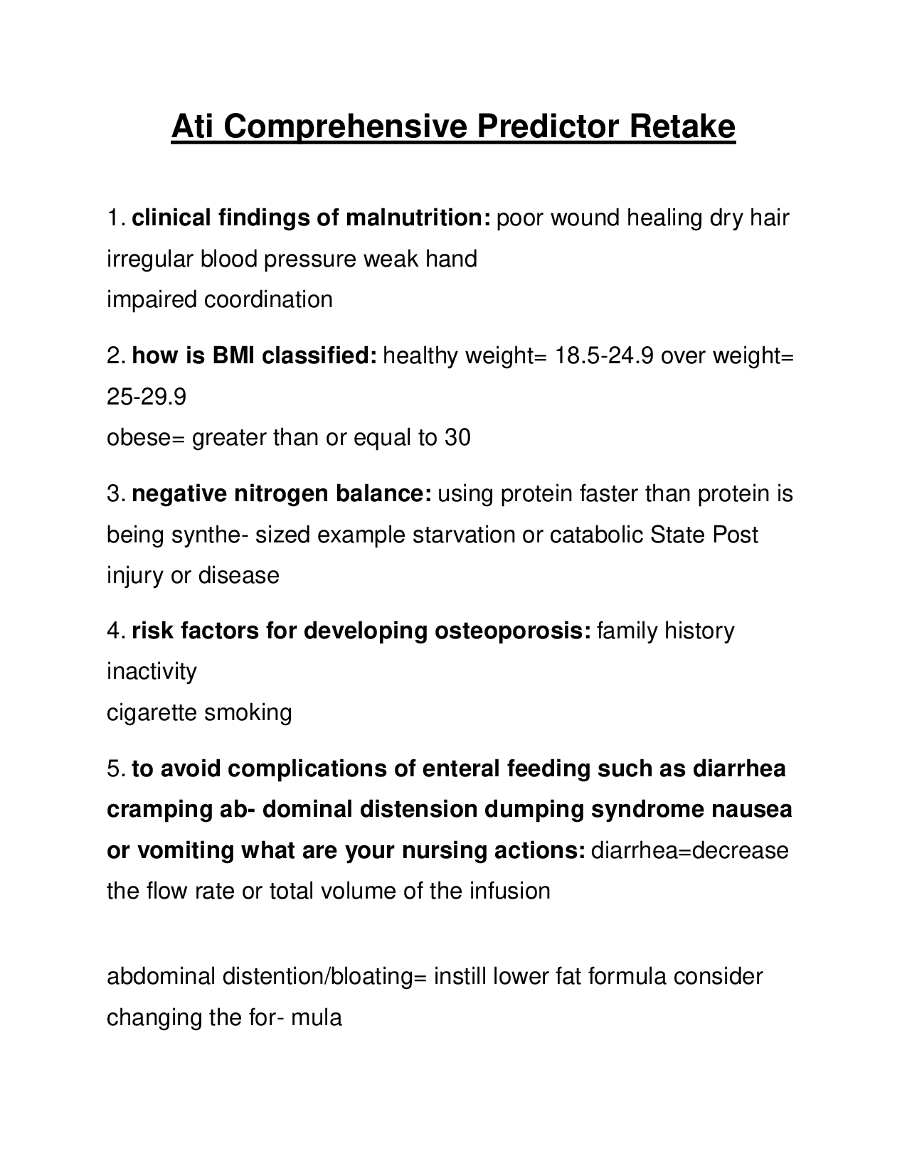 【PASSED 2026】ATI RN/PN Comprehensive Predictor Retake | 210+ Real Exam Q&As | Verified Solutions Graded A+