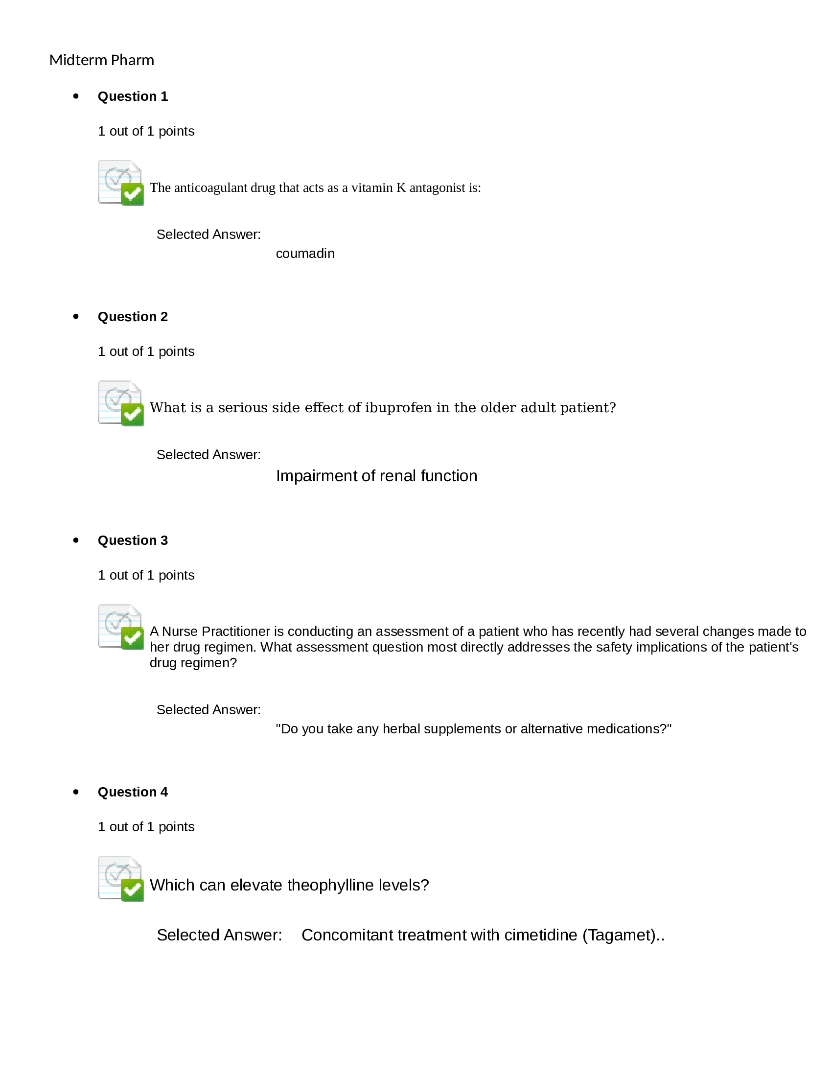 NURS 6521 pharmacology Midterm Exam Questions and Answers 2026