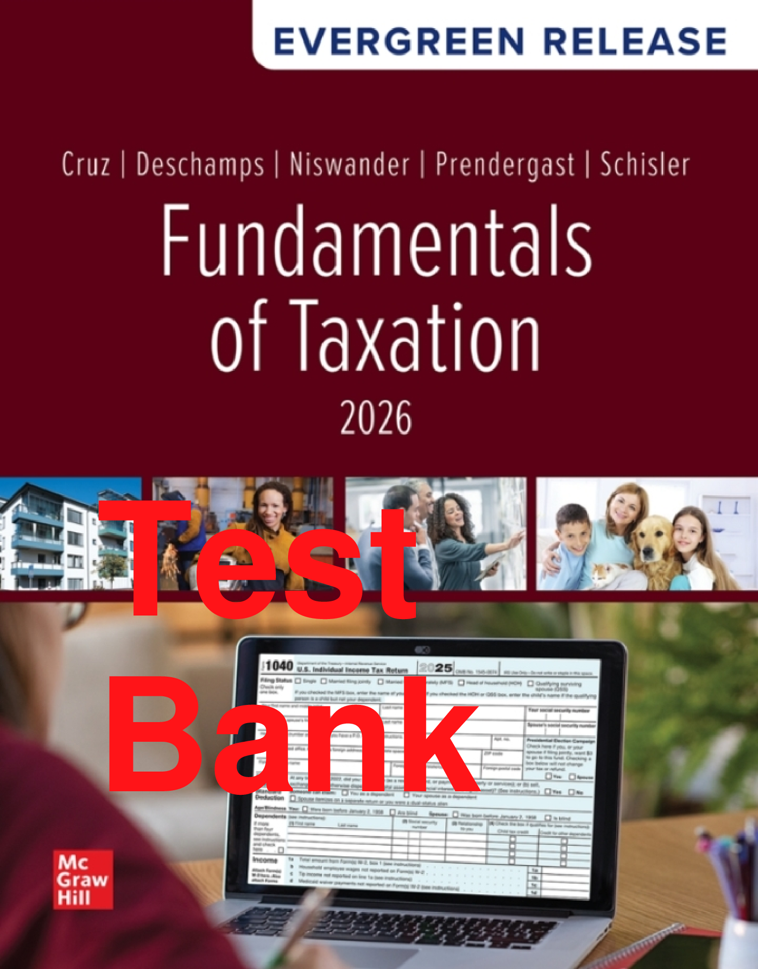 Test Bank Fundamentals of Taxation 2026 Release By Ana Cruz, Michael Deschamps, Frederick Niswander, Debra Prendergast, Dan Schisler Chapters 1-15