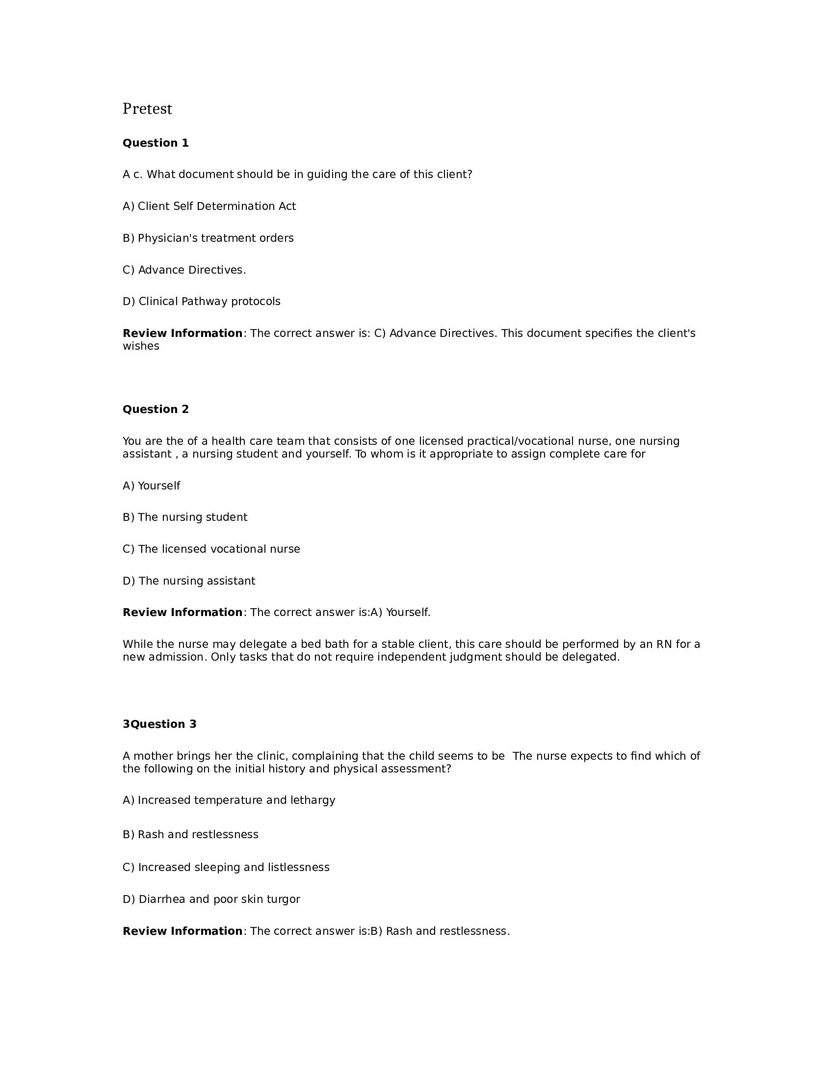 NCSBN TEST BANK 2021 |for NCLEX-RN & NCLEX-PN | Q&A with Rationales