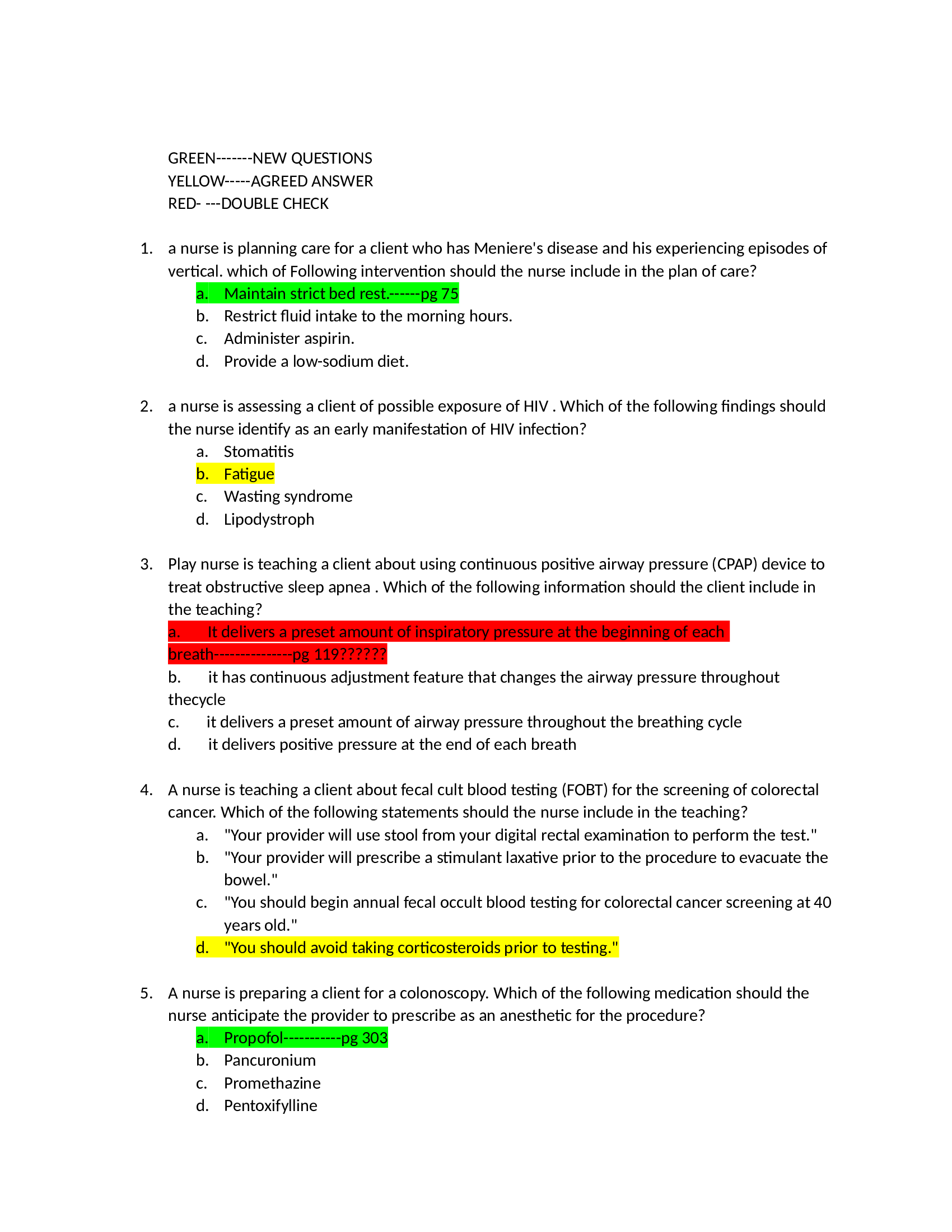 ATI CAPSTONE-MED SURG-ASSESSEMENT 2 complete assessment solutions