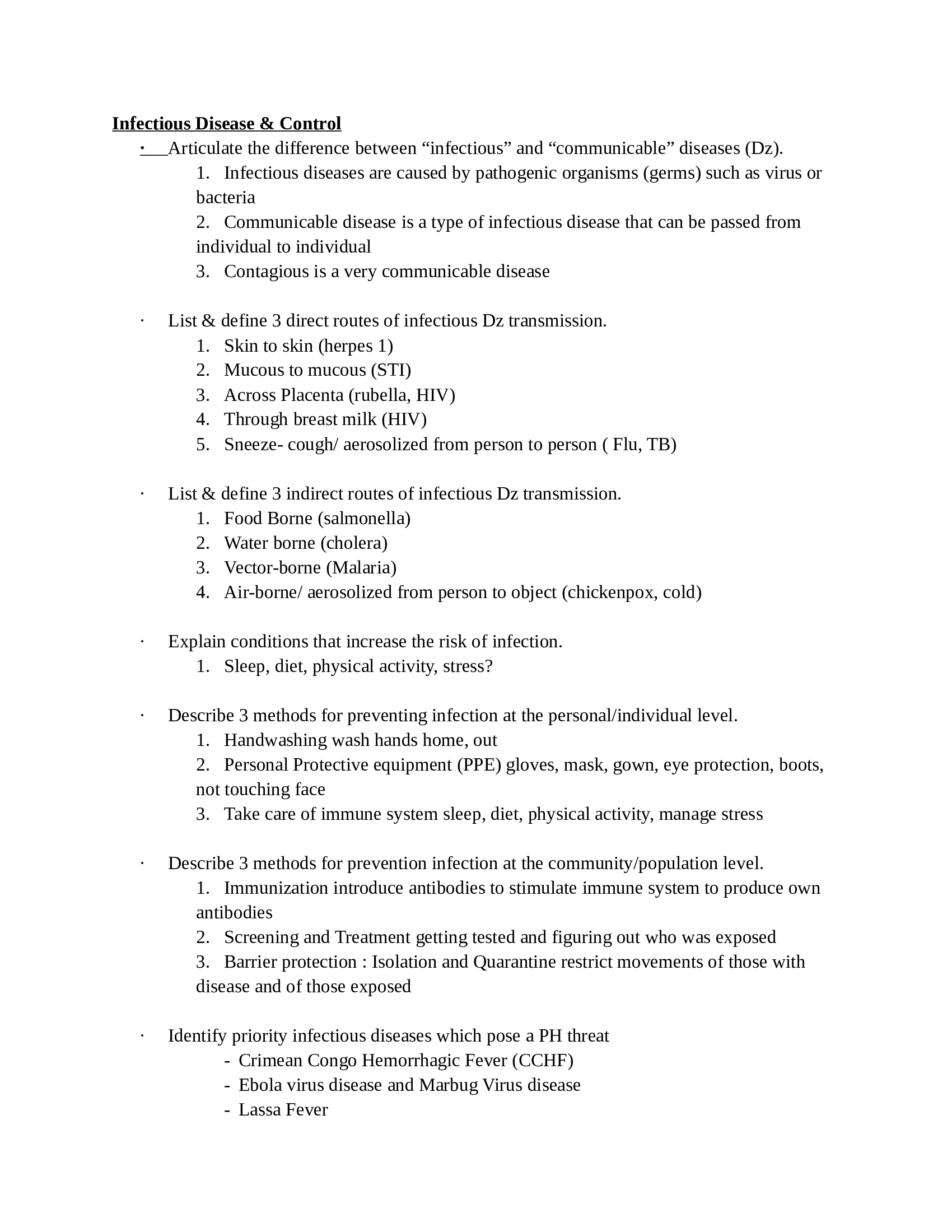 PUBH 302 Exam 3 Study Guide DOWNLOAD