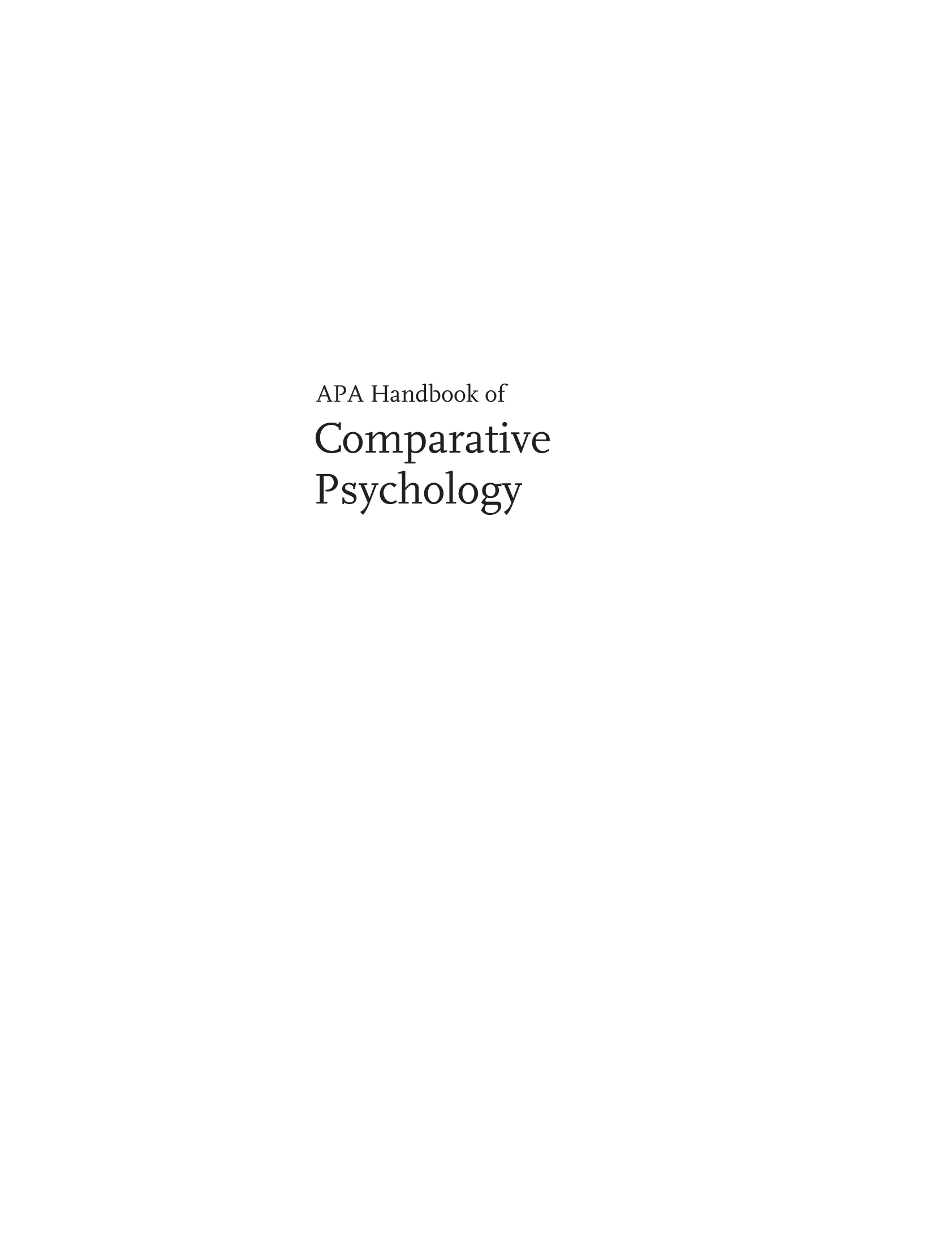 [Ebook][Pdf]APA Handbook of Comparative Psychology volume 2 by Josep Call