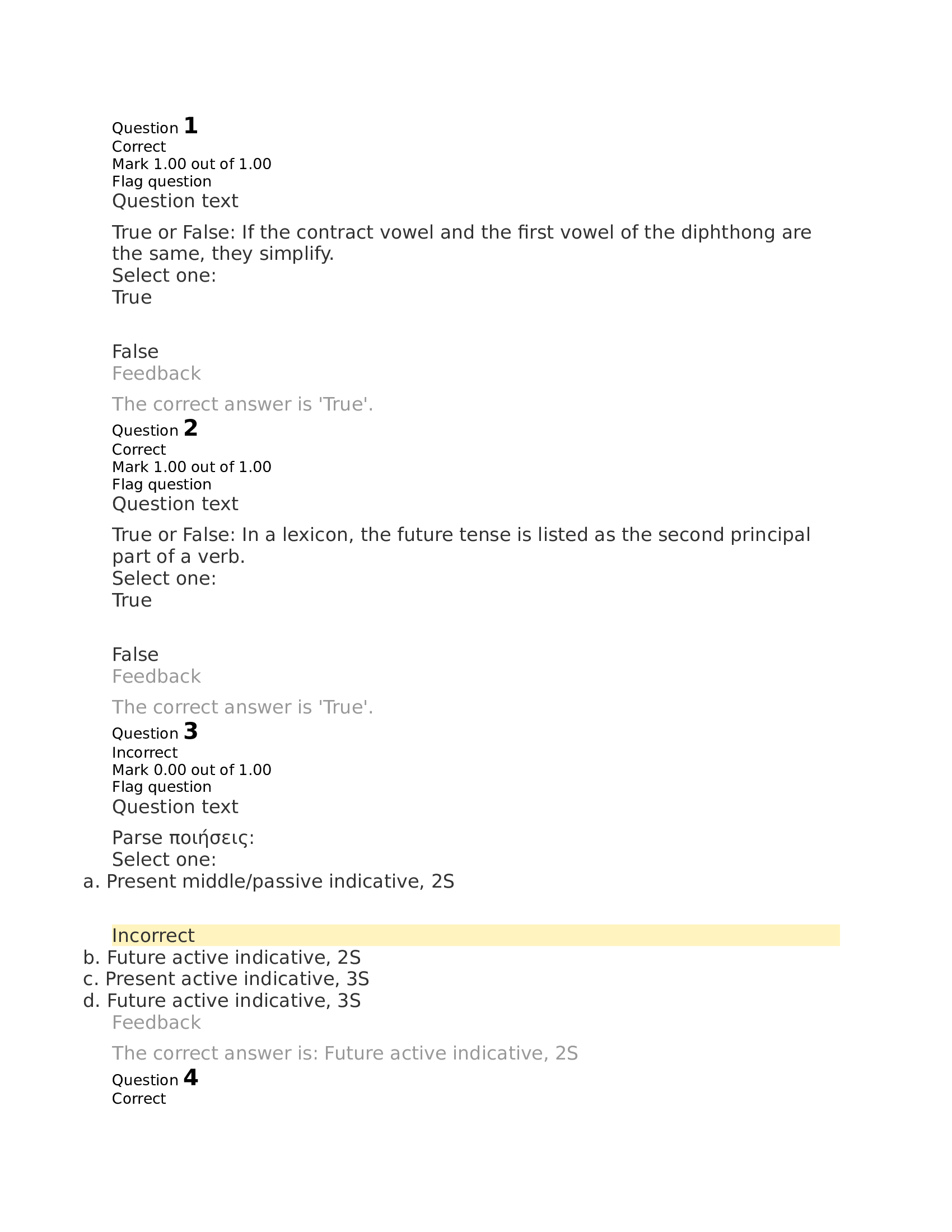 NGRK 520 Beginner Greek 1 Exam 3 Questions and Answers- Already graded A, 2024.