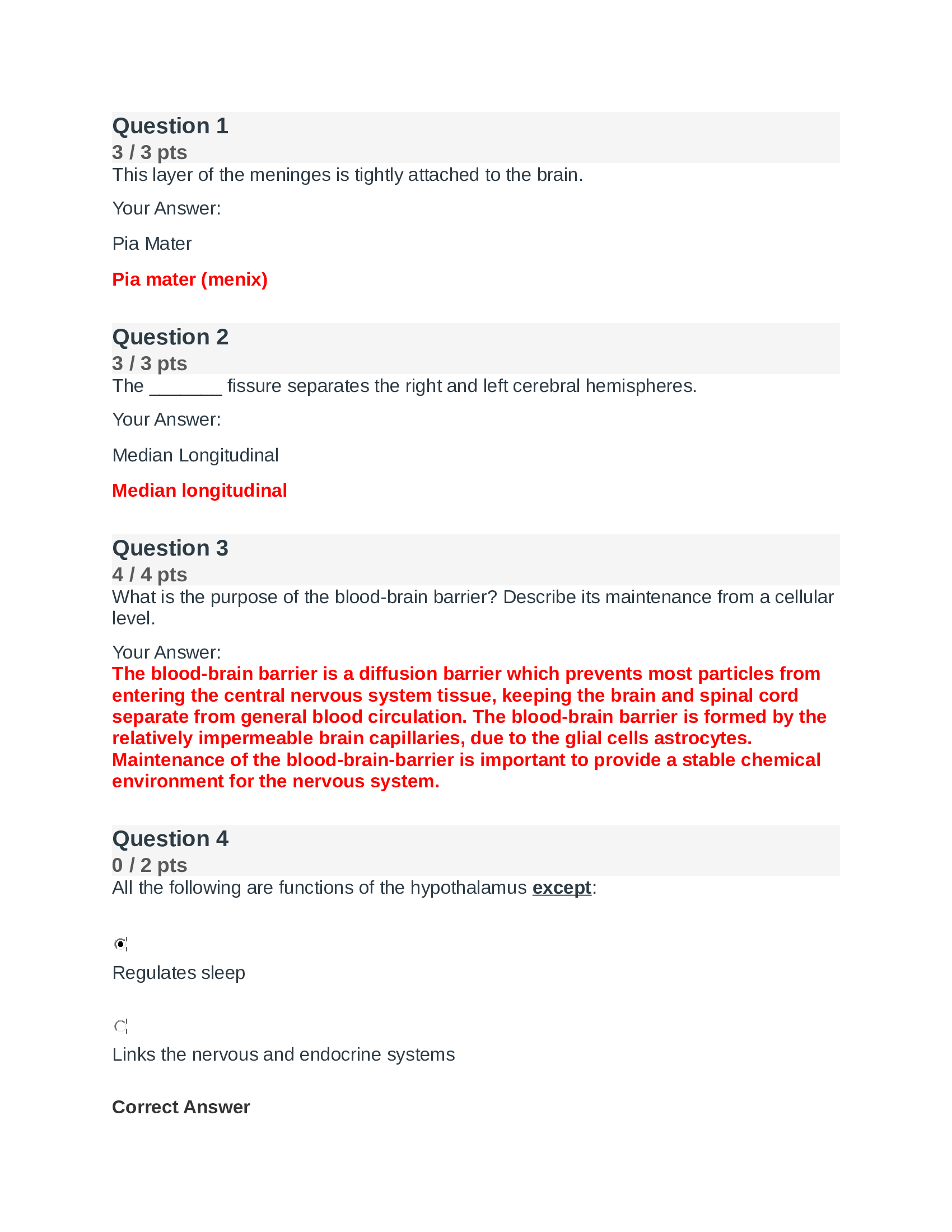BIOLOGY 245 Anatomy and Physiology; AP II - Module 2 Exam Graded A (Complete solution) LATEST