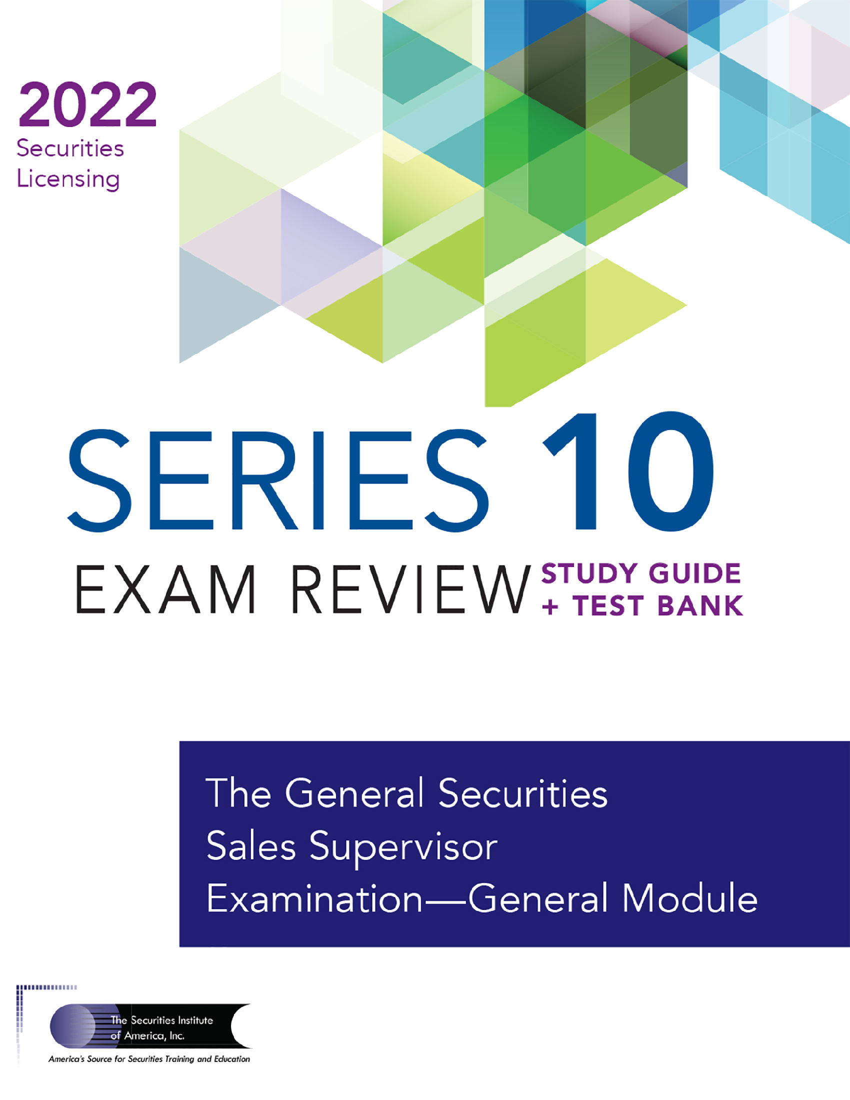 Series 10 Exam Study Guide+ Test Bank by The Securities Institute of America