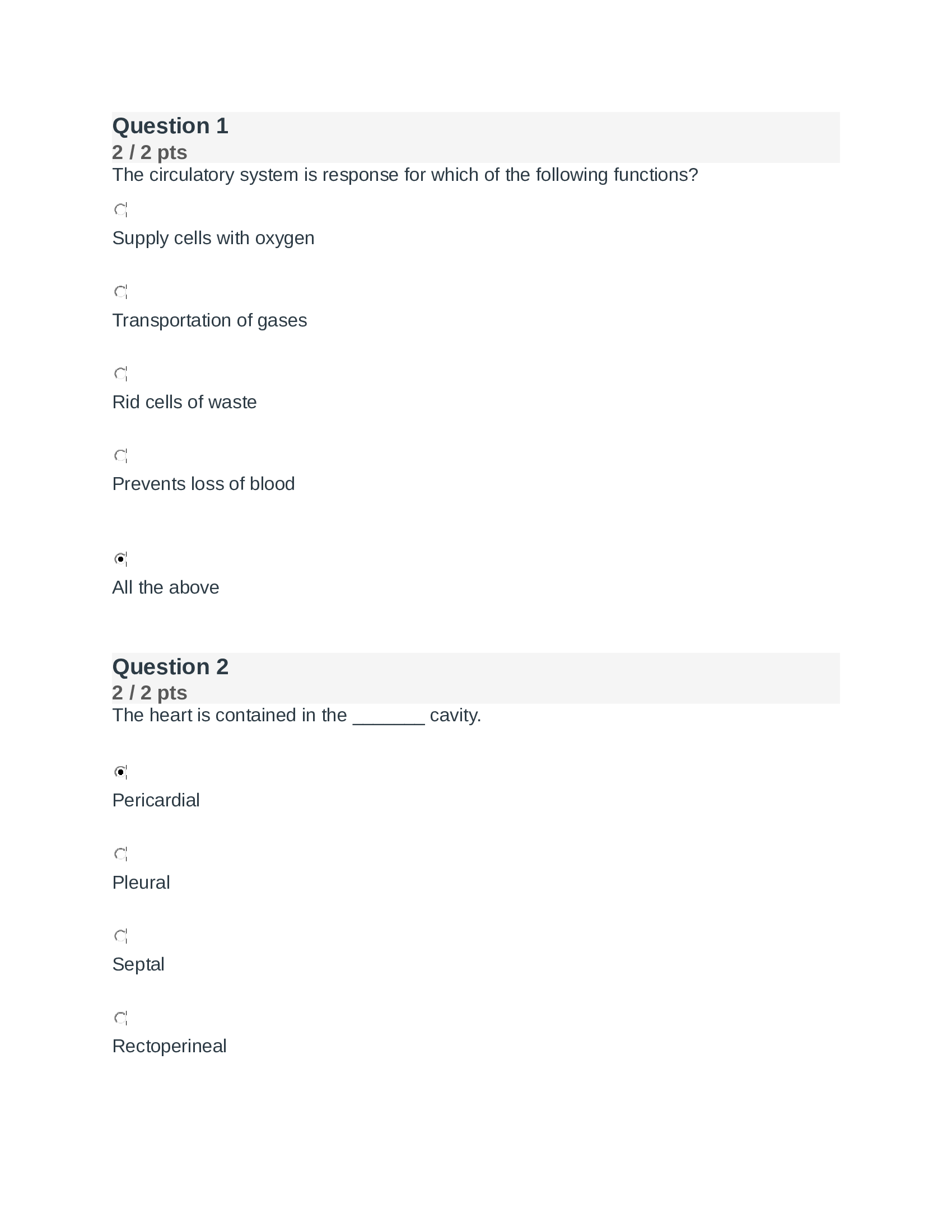 BIOLOGY 245 Anatomy and Physiology; AP II - Module 4 Exam Graded A (Complete solution) LATEST