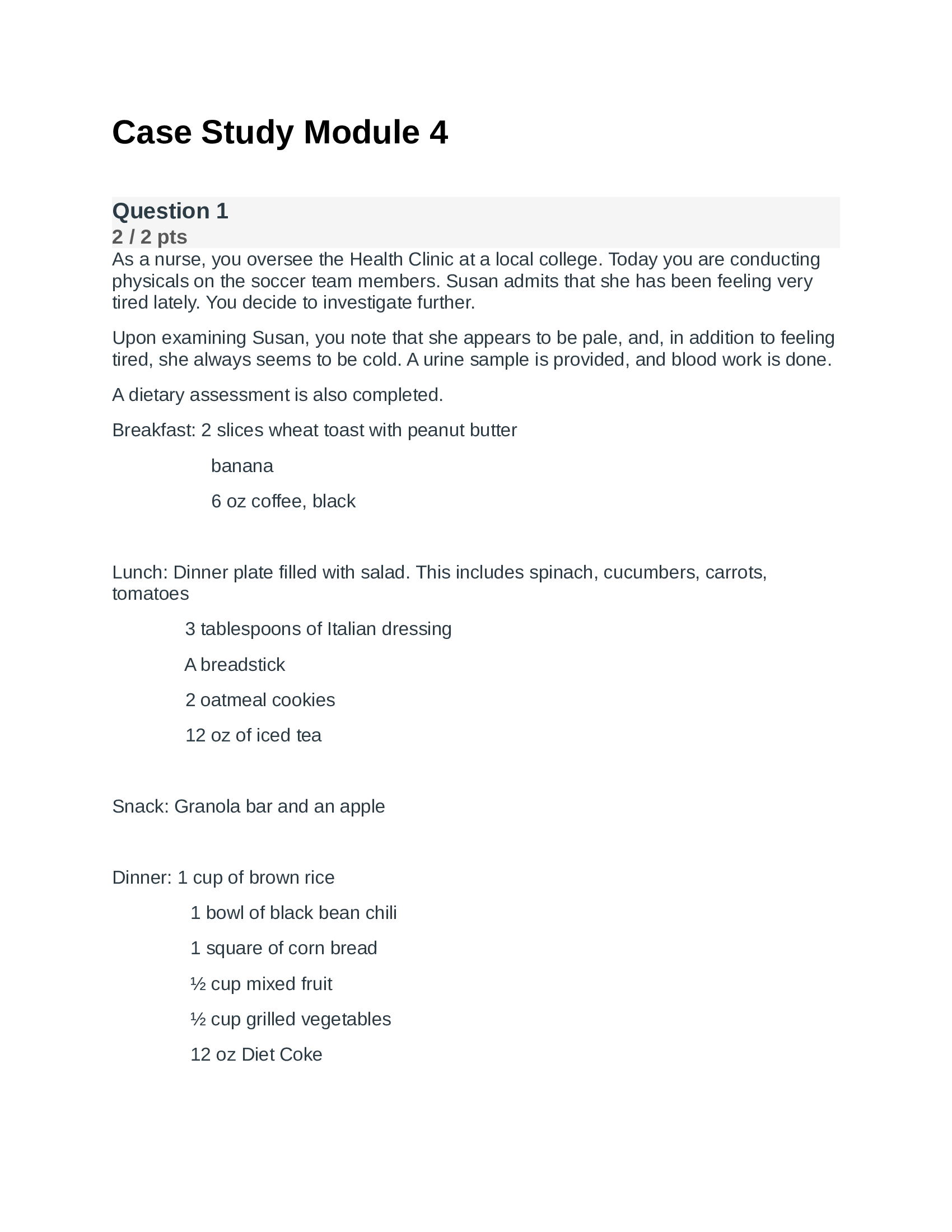 Essentials in Nutrition EXAM QUESTION AND ANSWERS [ALL CORRECT SOLUTIONS]