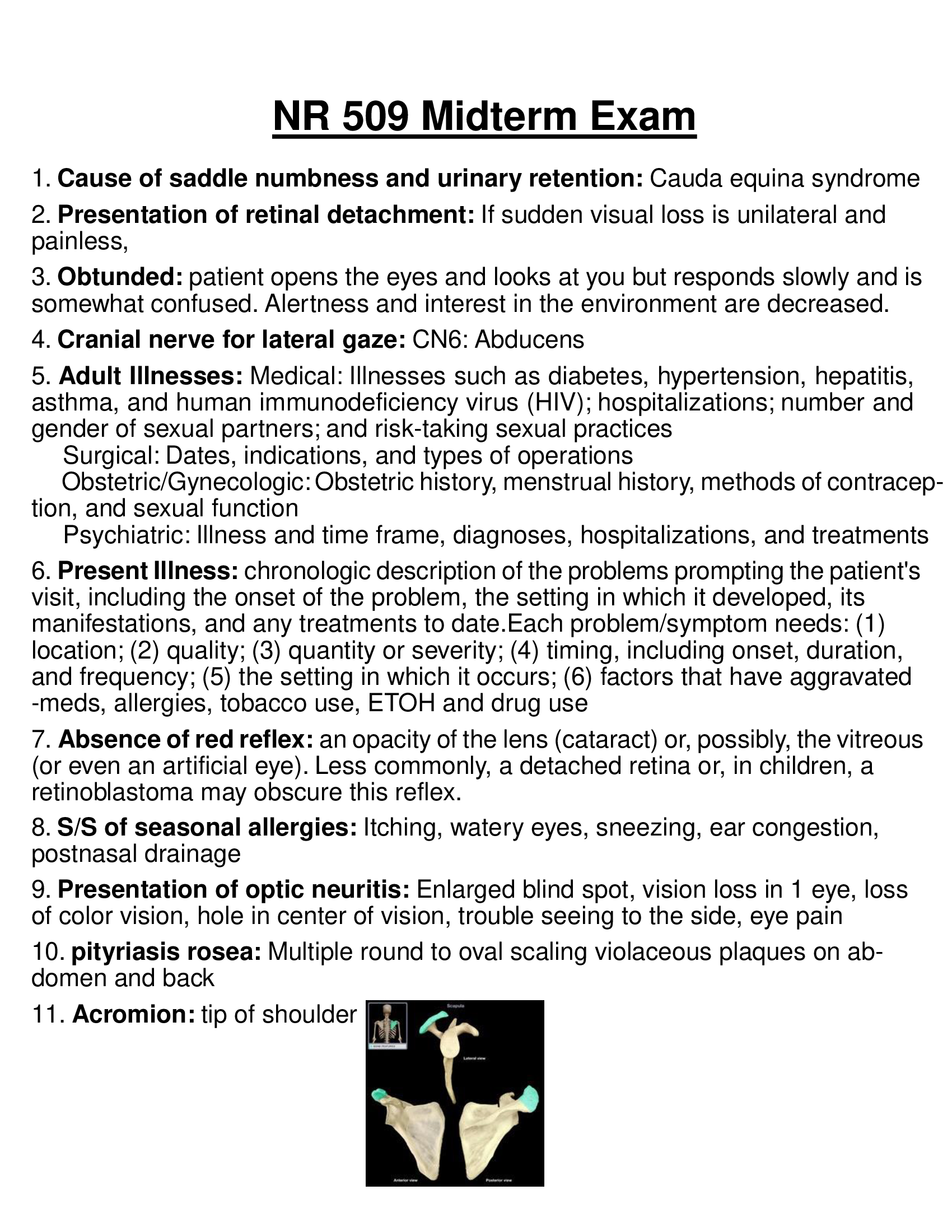 NR 509 Midterm Exam 2023