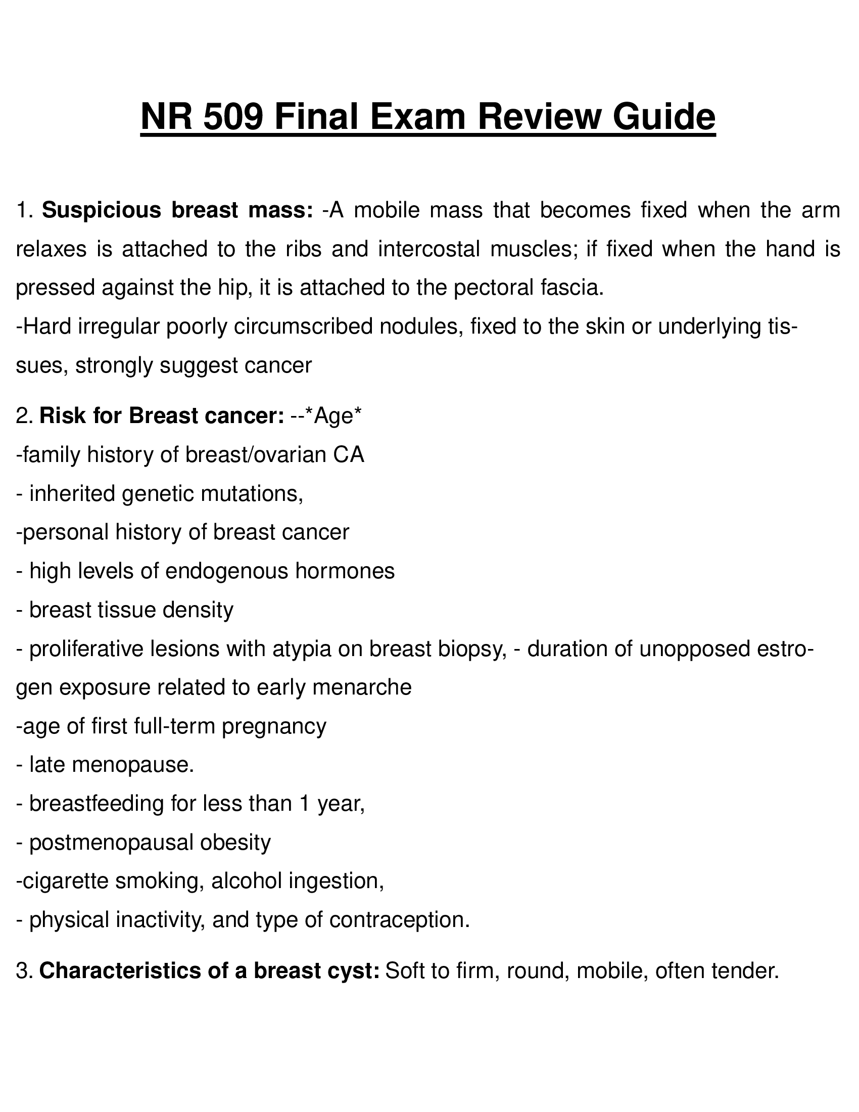 NR 509 Final Exam Review Guide 2023