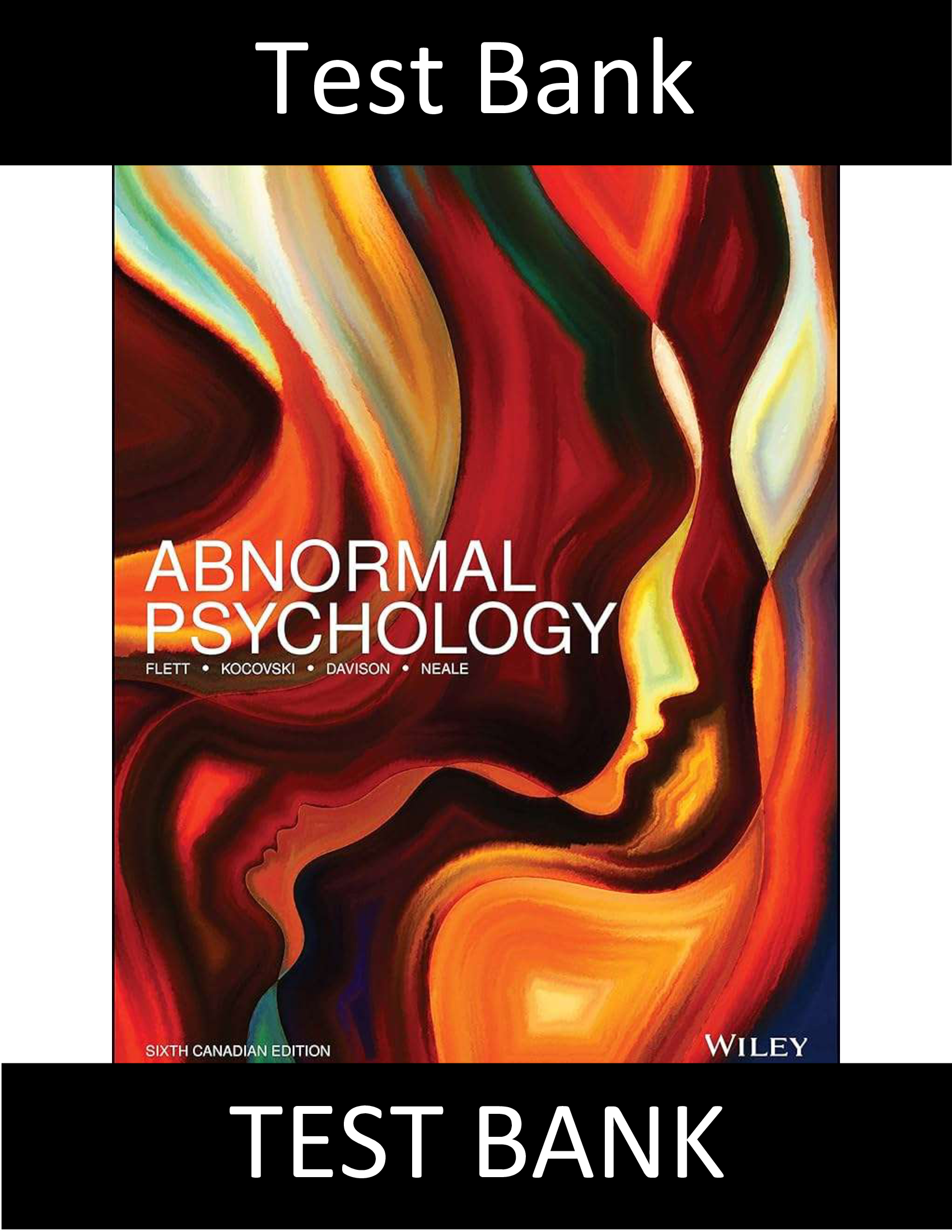 Test Bank for Abnormal Psychology Canadian 6th Edition Flett
