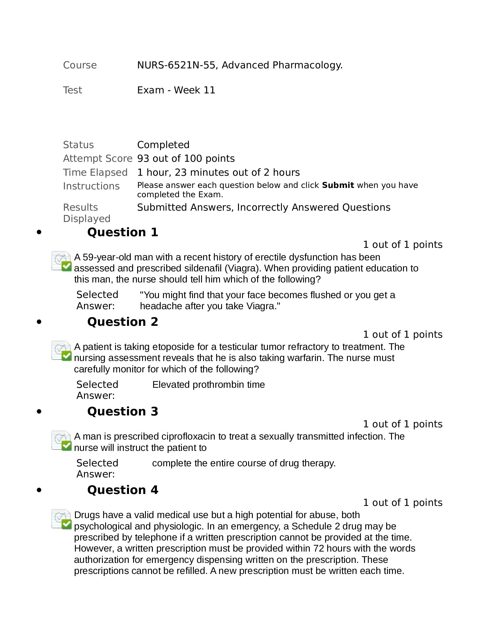 NURS-6521N-55: Advanced Pharmacology 2026