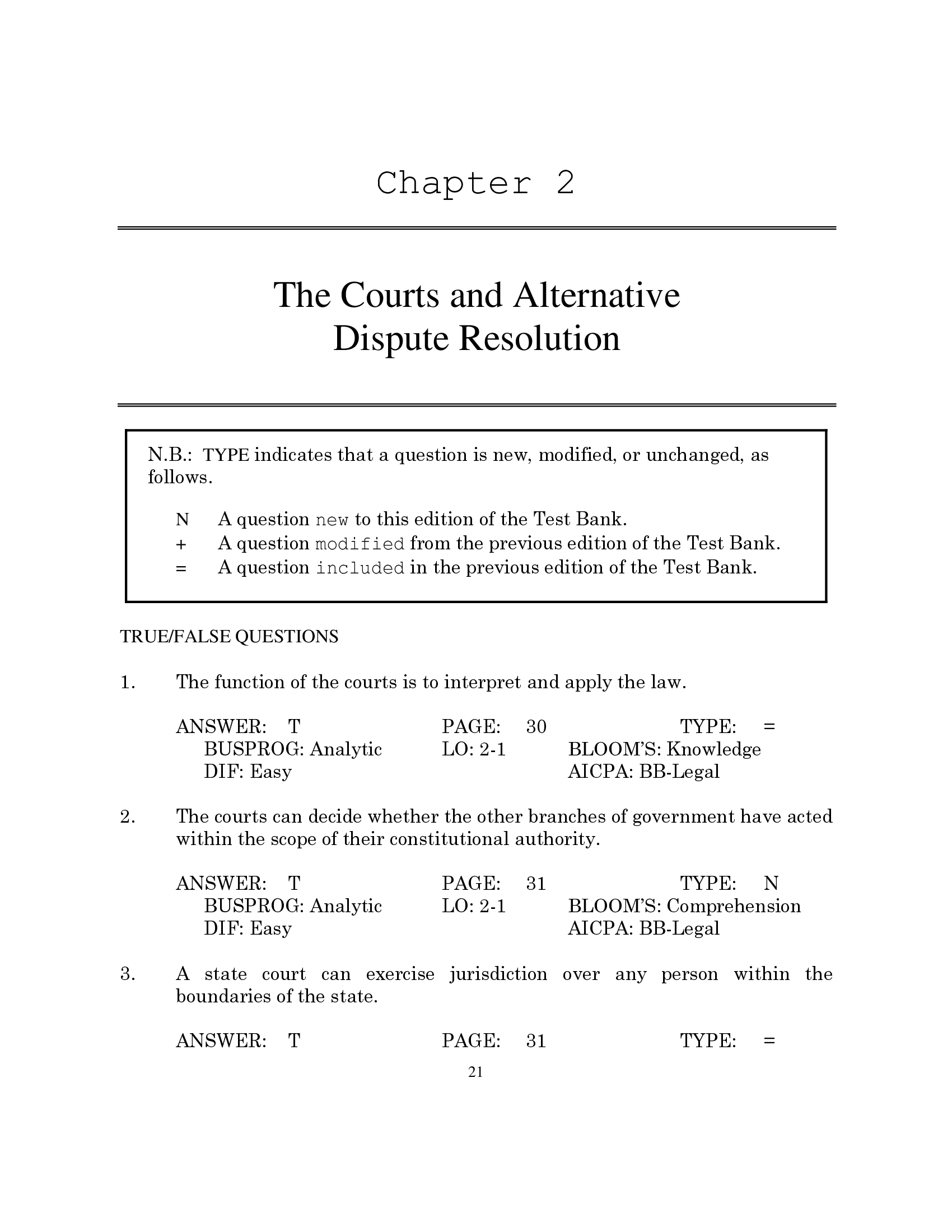 A Complete Test Bank For Cengage Advantage Books, Essentials of the Legal Environment, 4th Edition Roger LeRoy Miller, Frank B. Cross