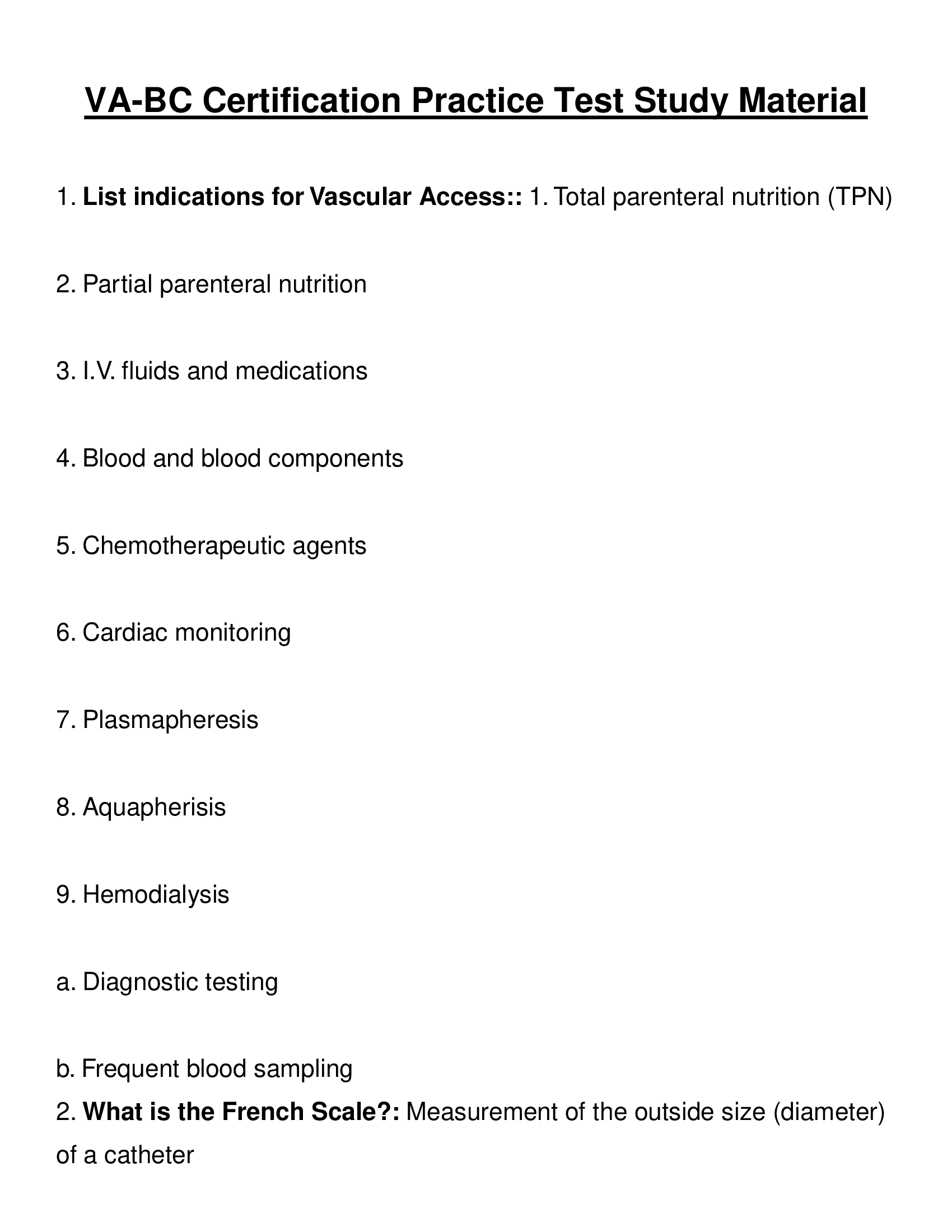 VA-BC Certification Practice Test Study Material 2023