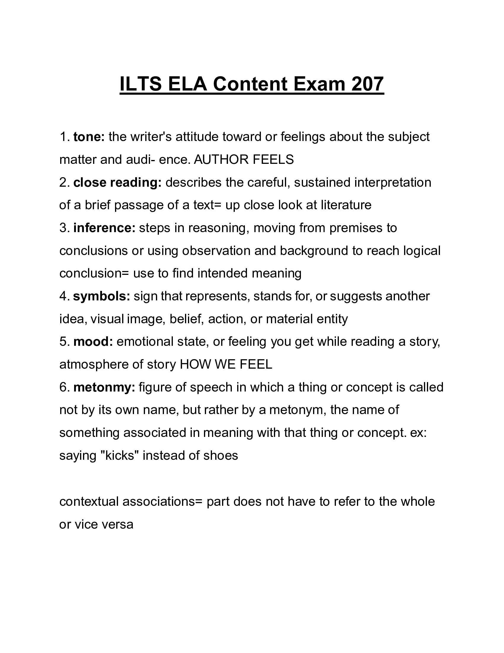 ILTS ELA Content Exam 207 English Language Arts Content and Pedagogy, 2026 Final Exam Questions and Answers