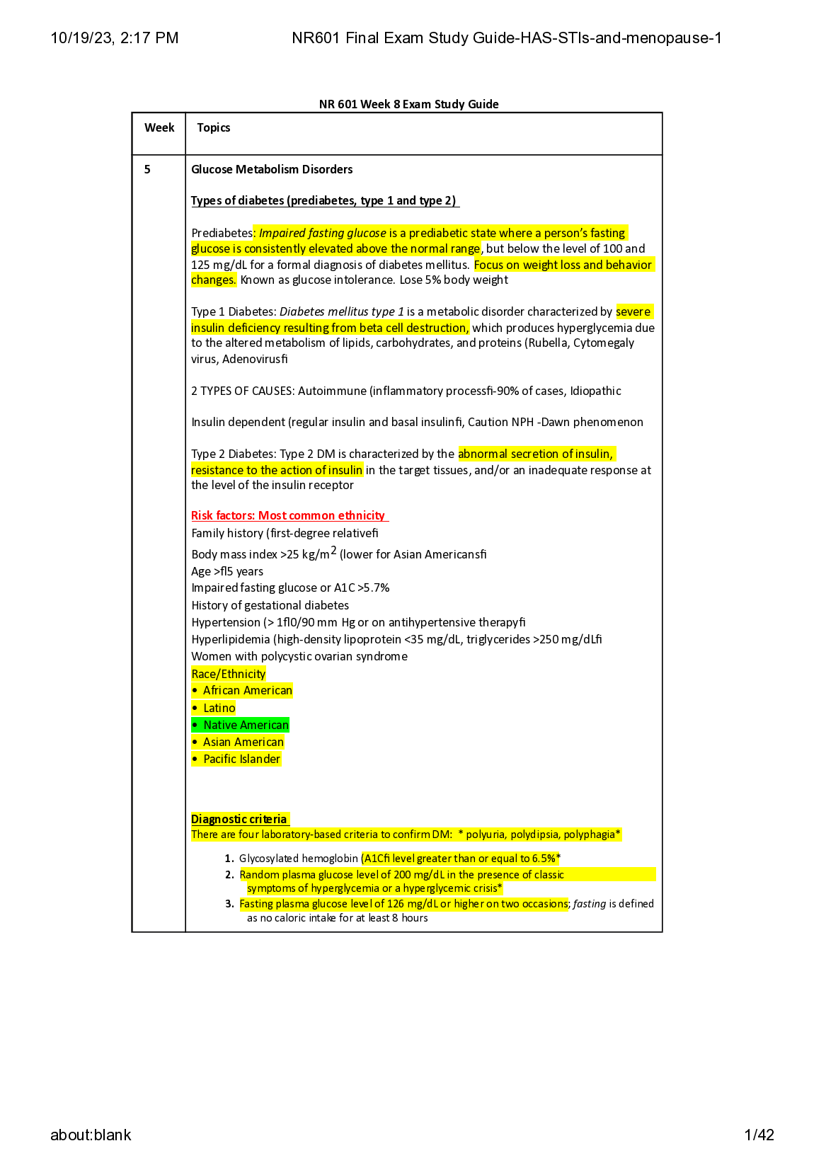 NR601 Final Exam Study Guide-HAS-STIs-and-menopause-1 2024