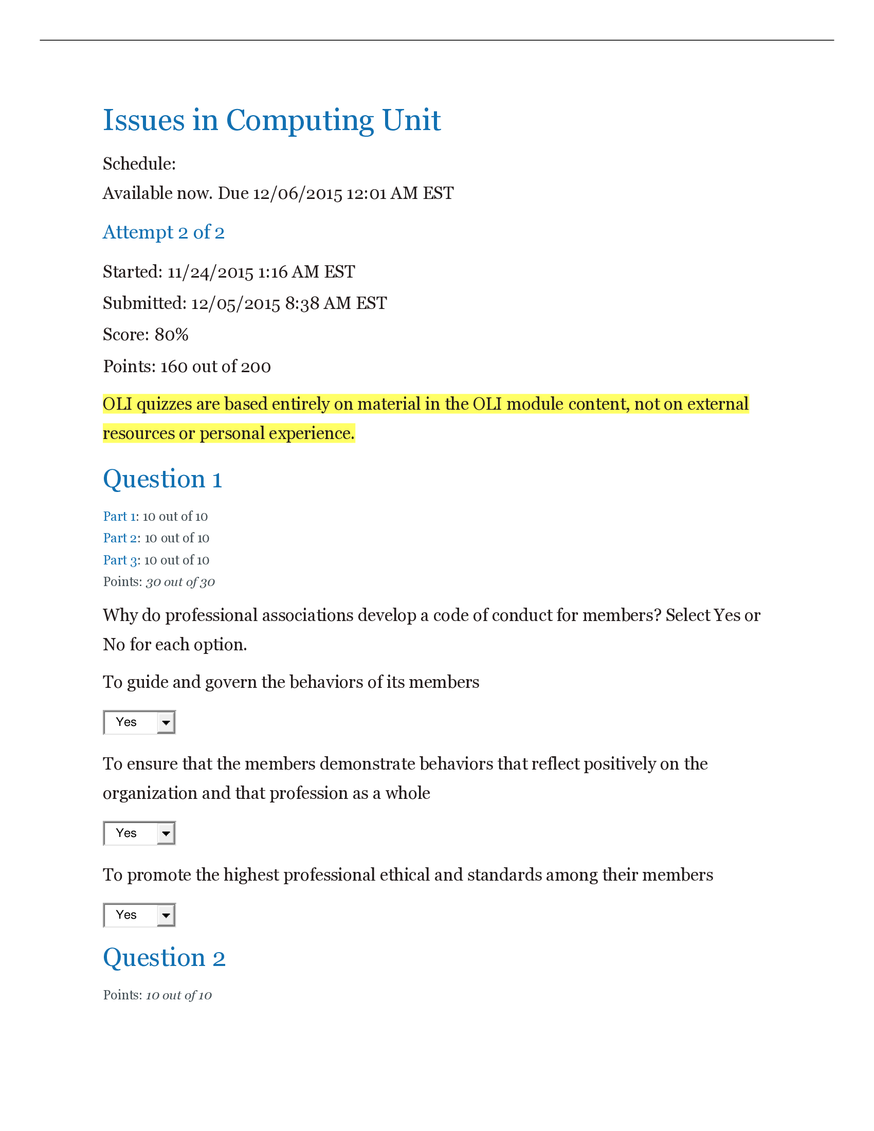 University of Maryland IFSM 201 week 7 quiz Issues in Computing