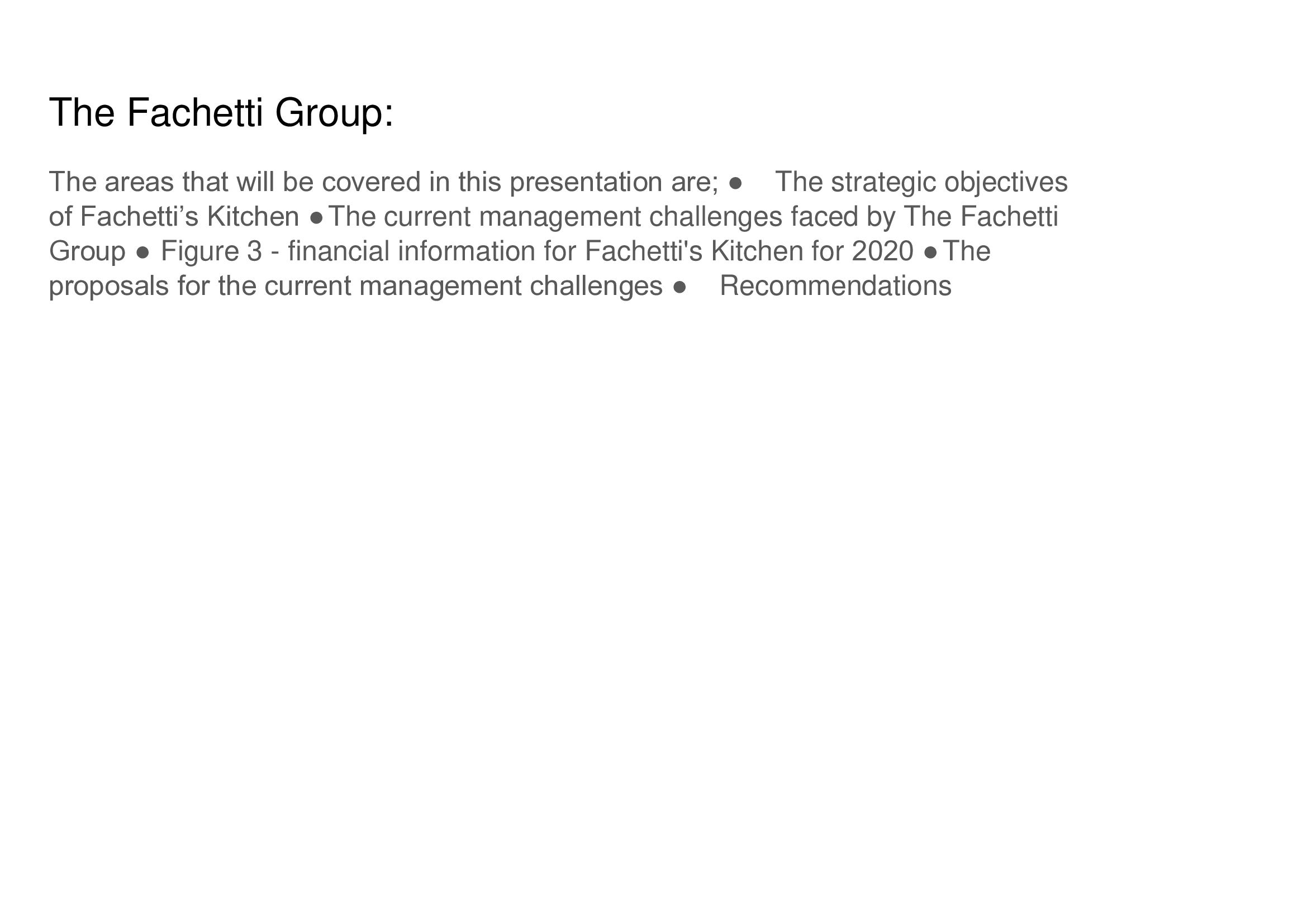 Distinction Example of Unit 6 The Fachetti Group PART B MOCK January 2022 (Presentation)