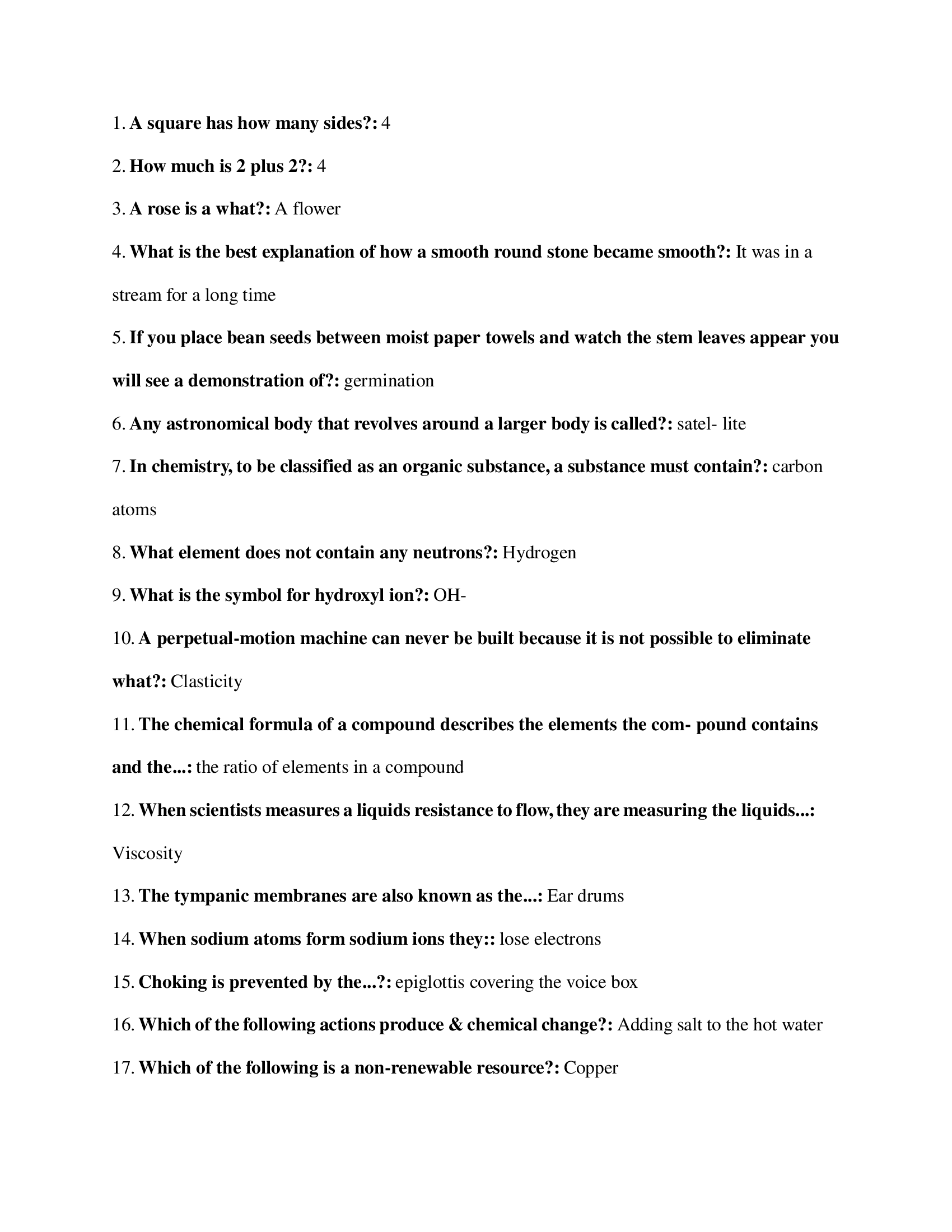 ASVAB Real Exam Questions and Answers