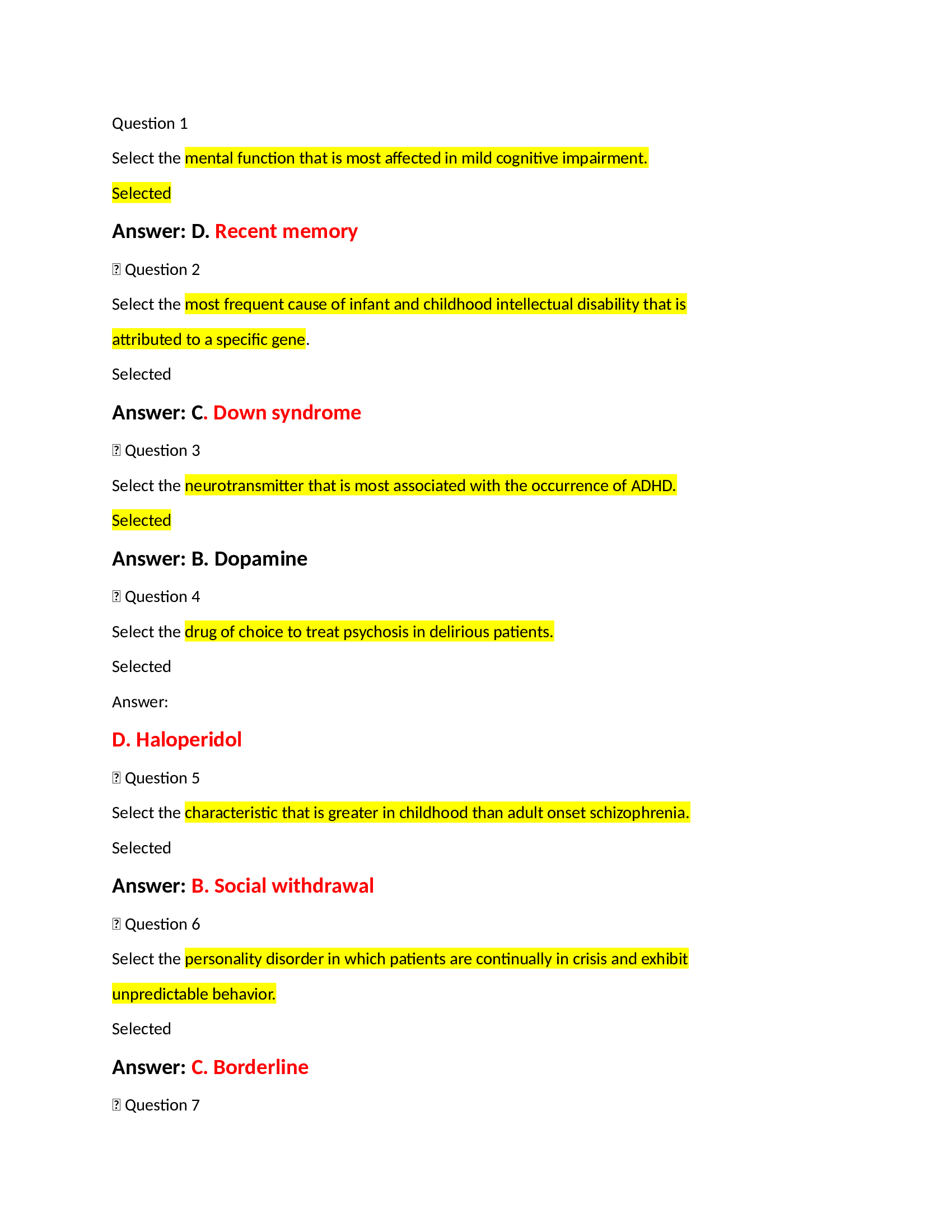 NRNP 6635 FINAL EXAM 2022