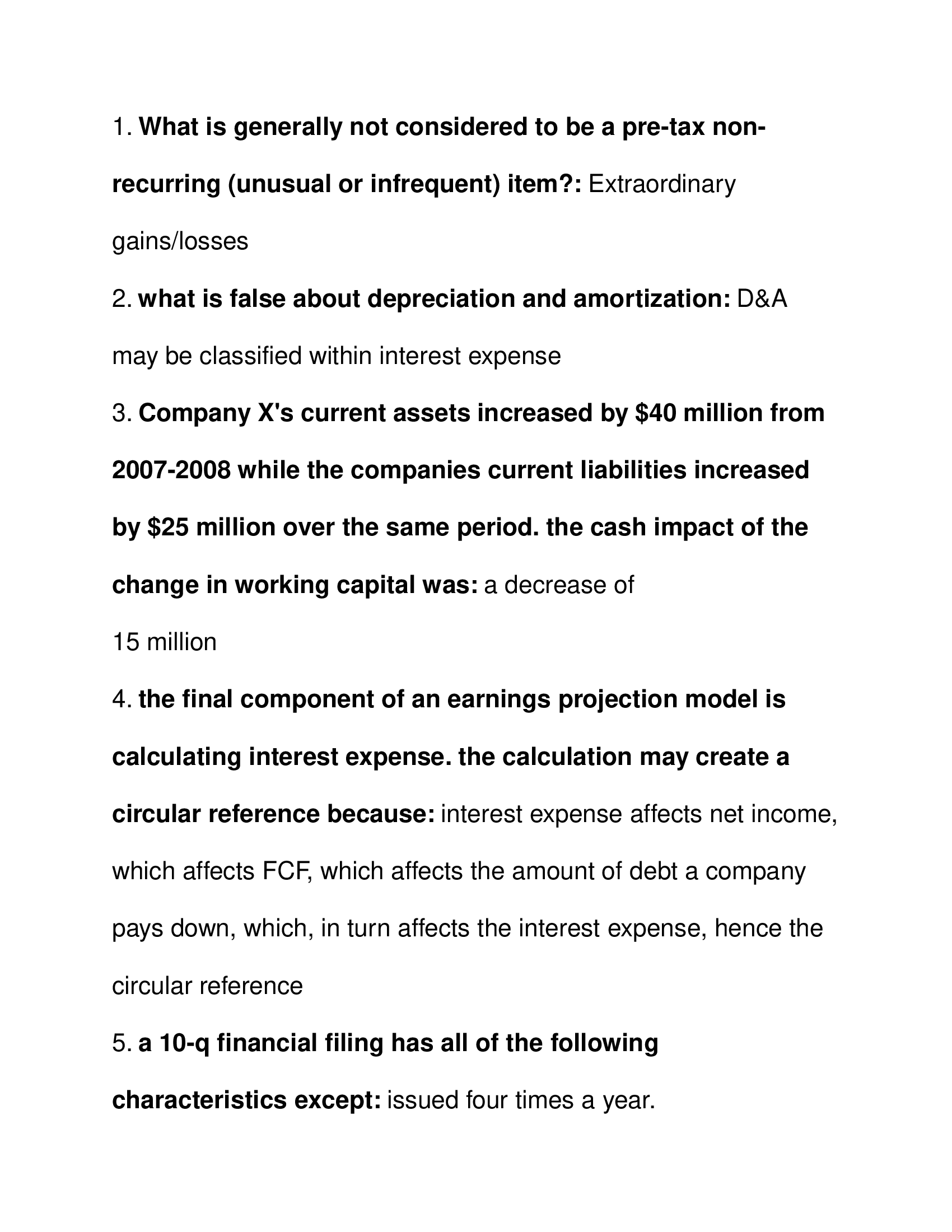 Wall Street Prep Premium Real Exam 2026