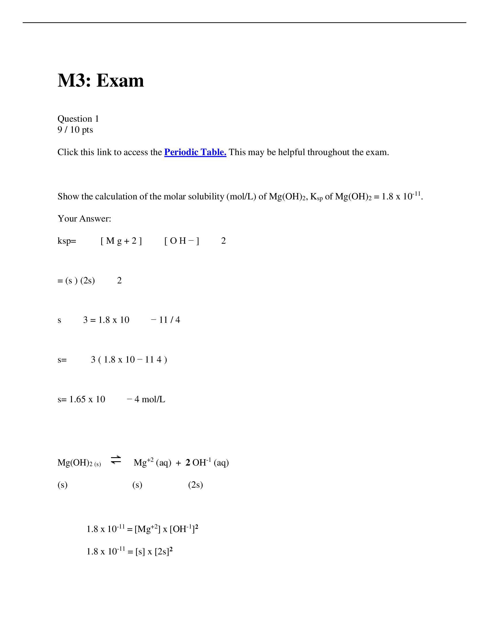 CHEM 104 Module 3 Exam Portage Learning | 2026 Complete Exam Questions with Verified Answers