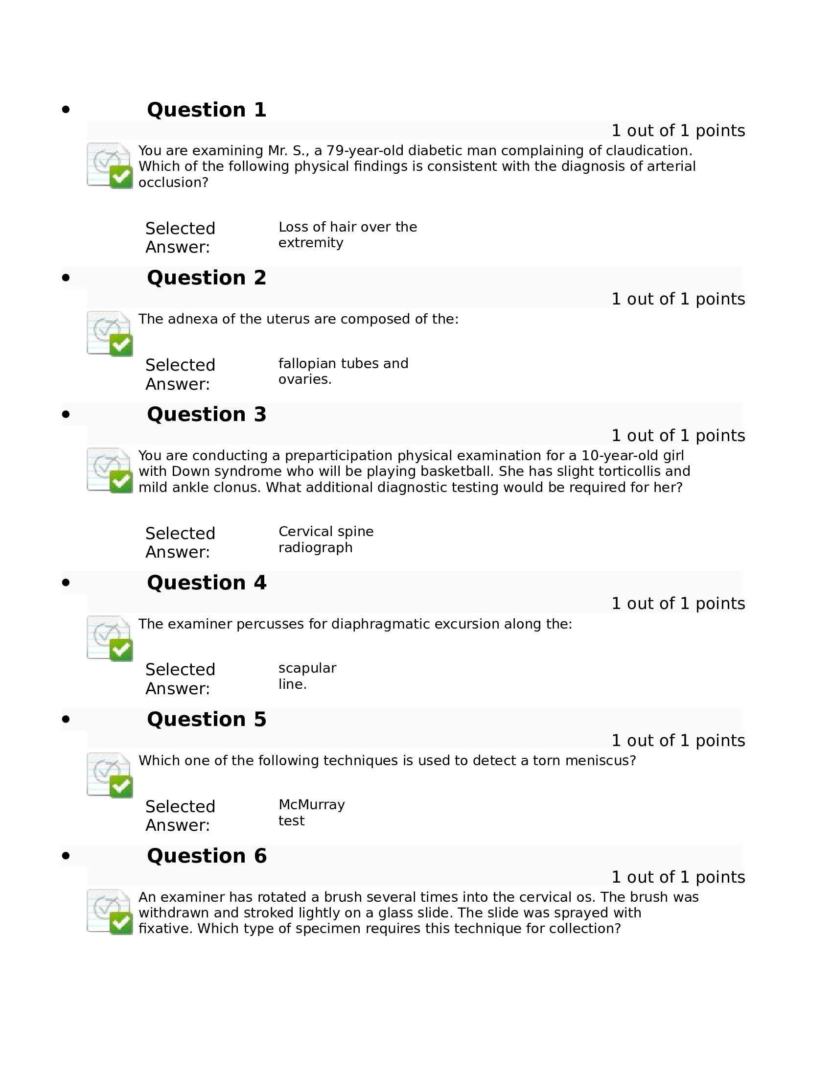 (Answered) NURS-6512 Advanced Health Assessment 2022