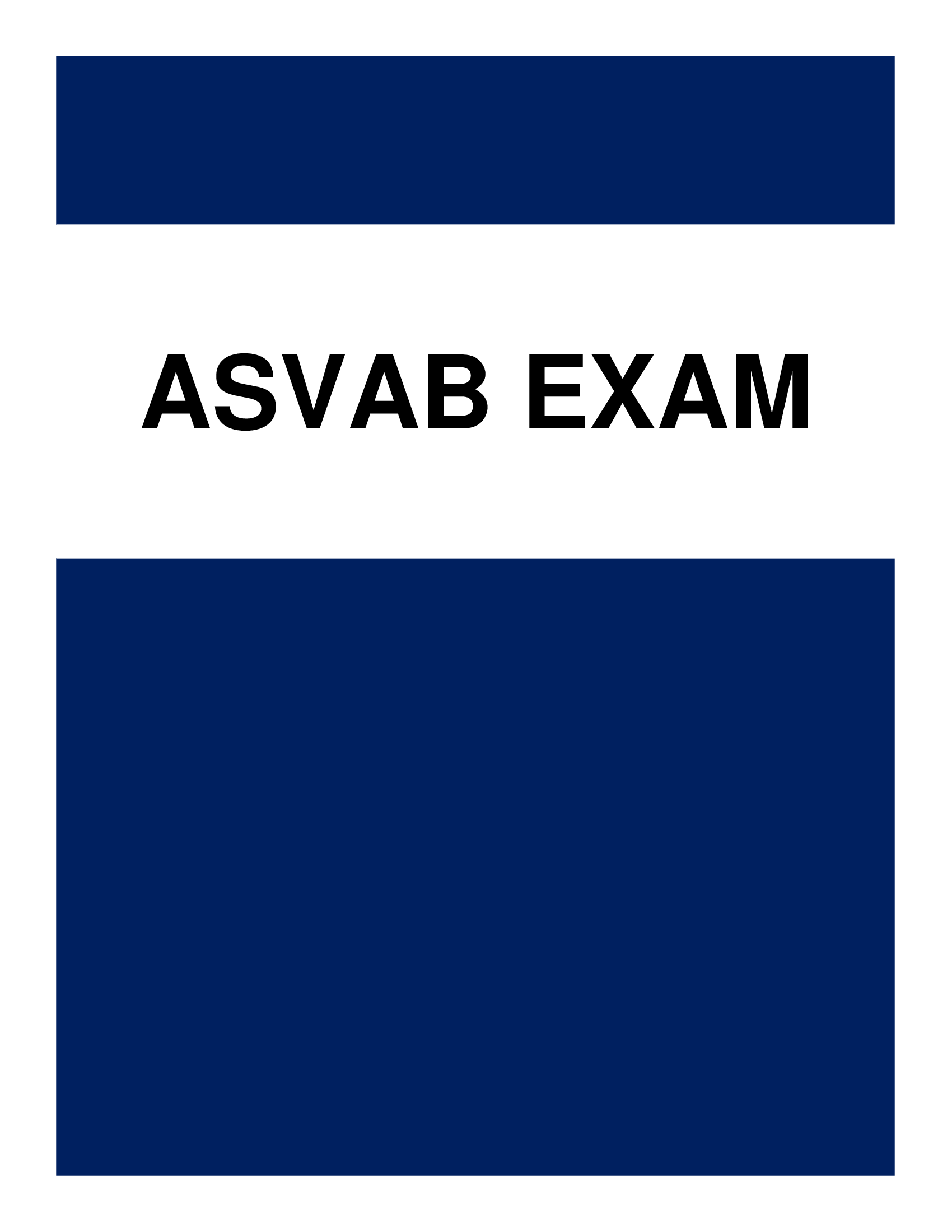 ASVAB Real Exam 2026 – Complete Official Question and Answer Set (U.S. Armed Forces Entrance Test)