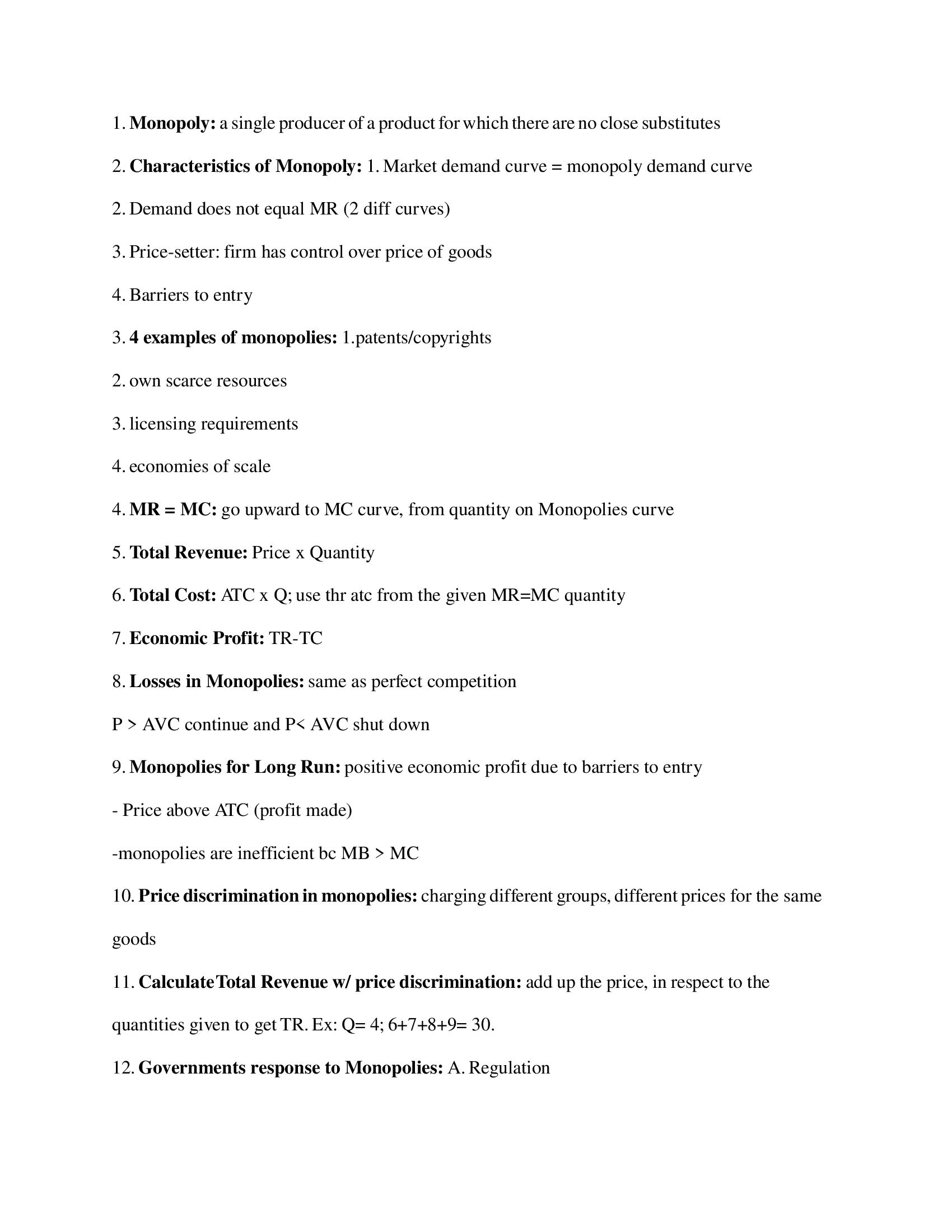 Econ 1100 Exam Study Guide