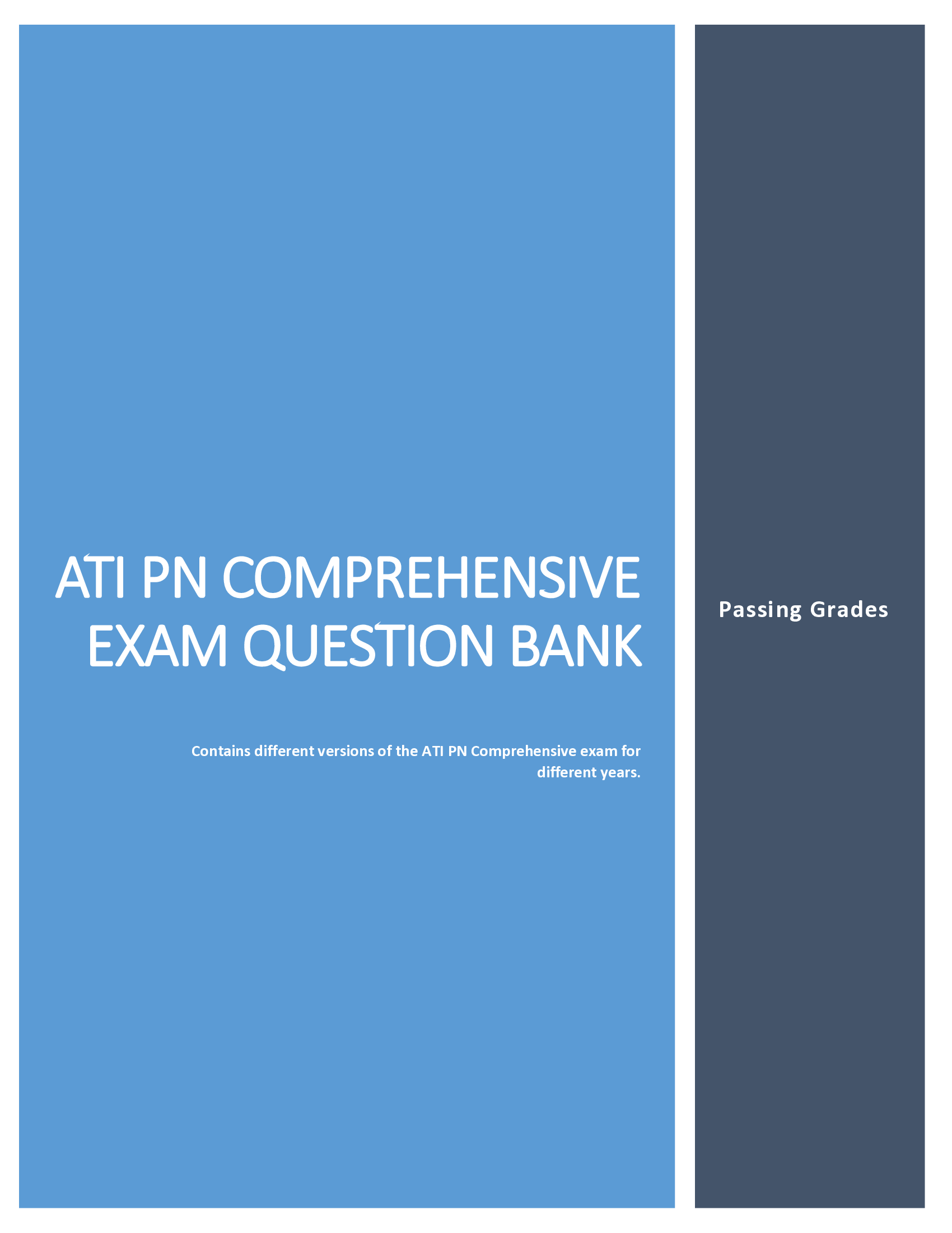 ATI PN Comprehensive Exam Question Bank