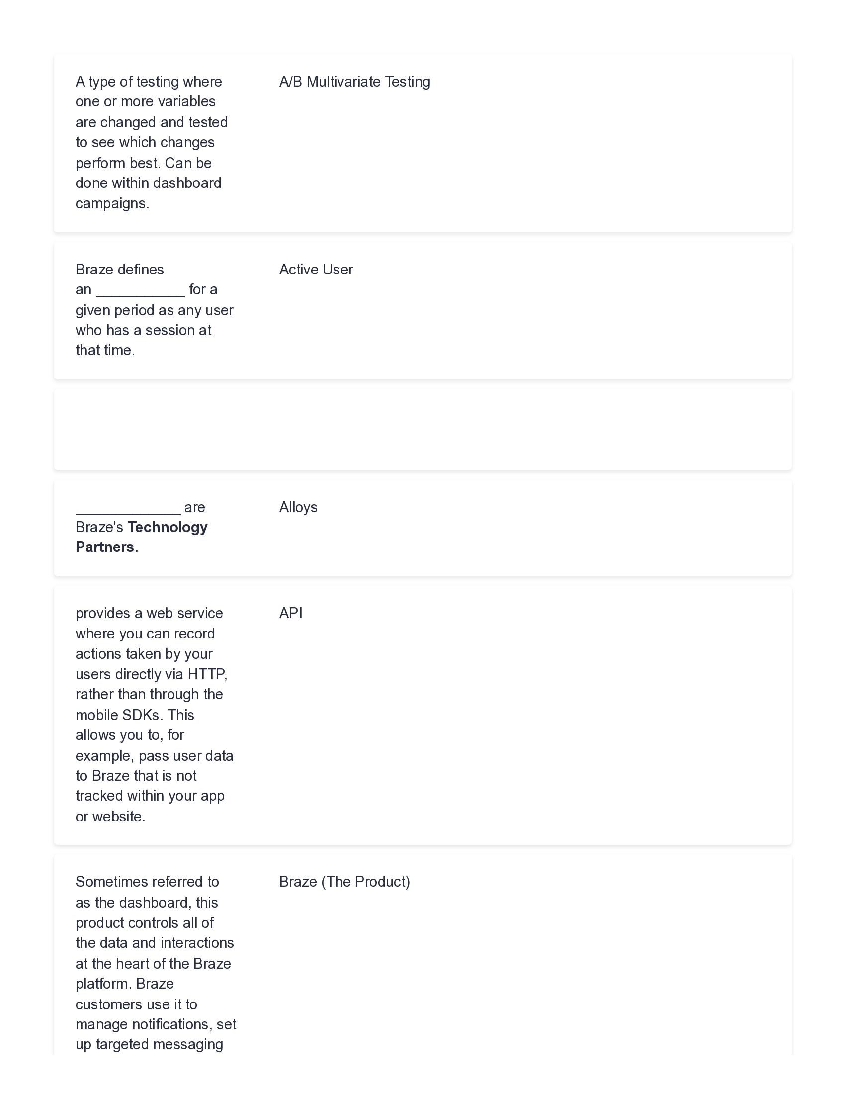 Braze Practitioner Certification Test Questions and Answers 2026