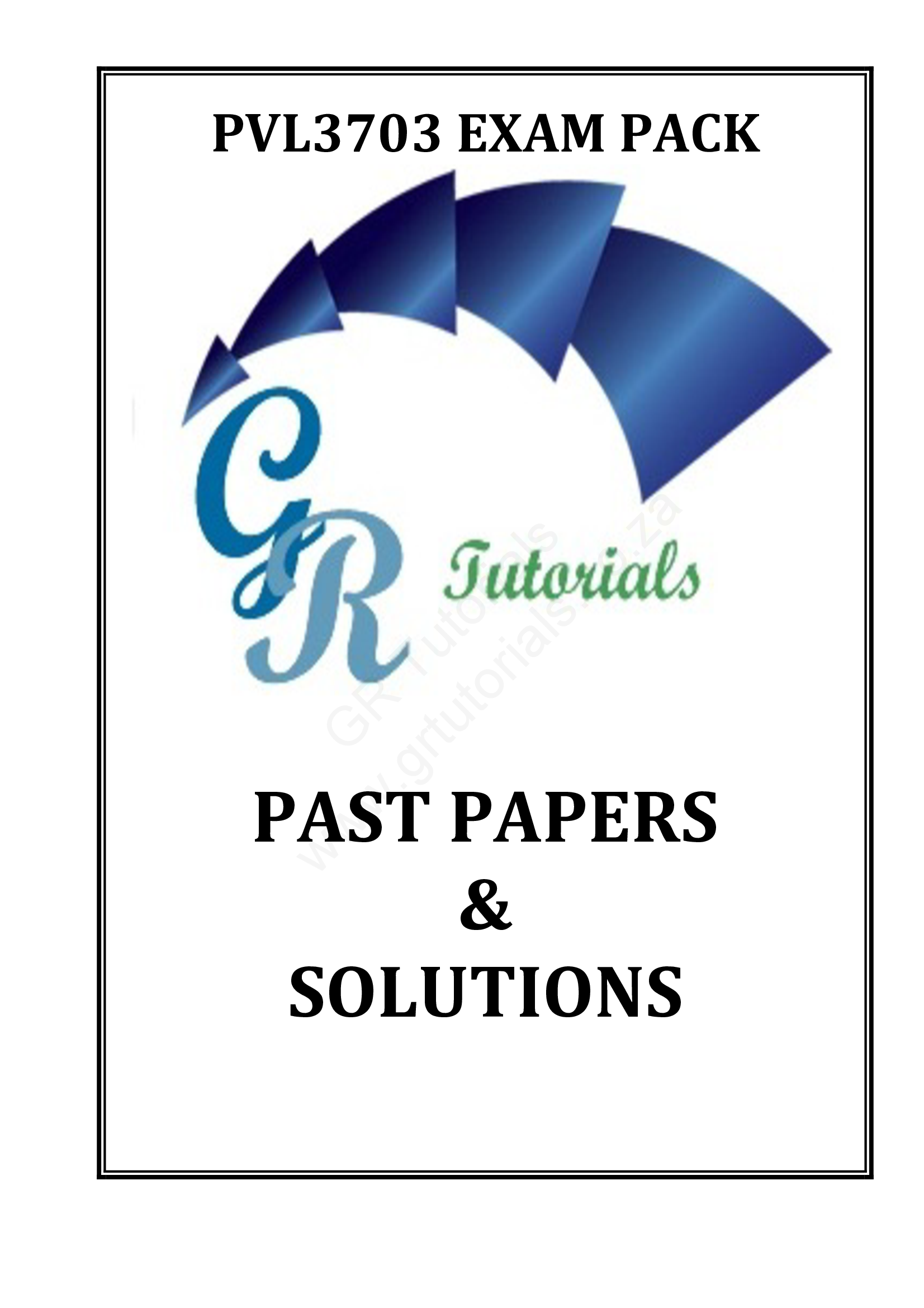 (PVL3703) Law of delict (Exam Pack)