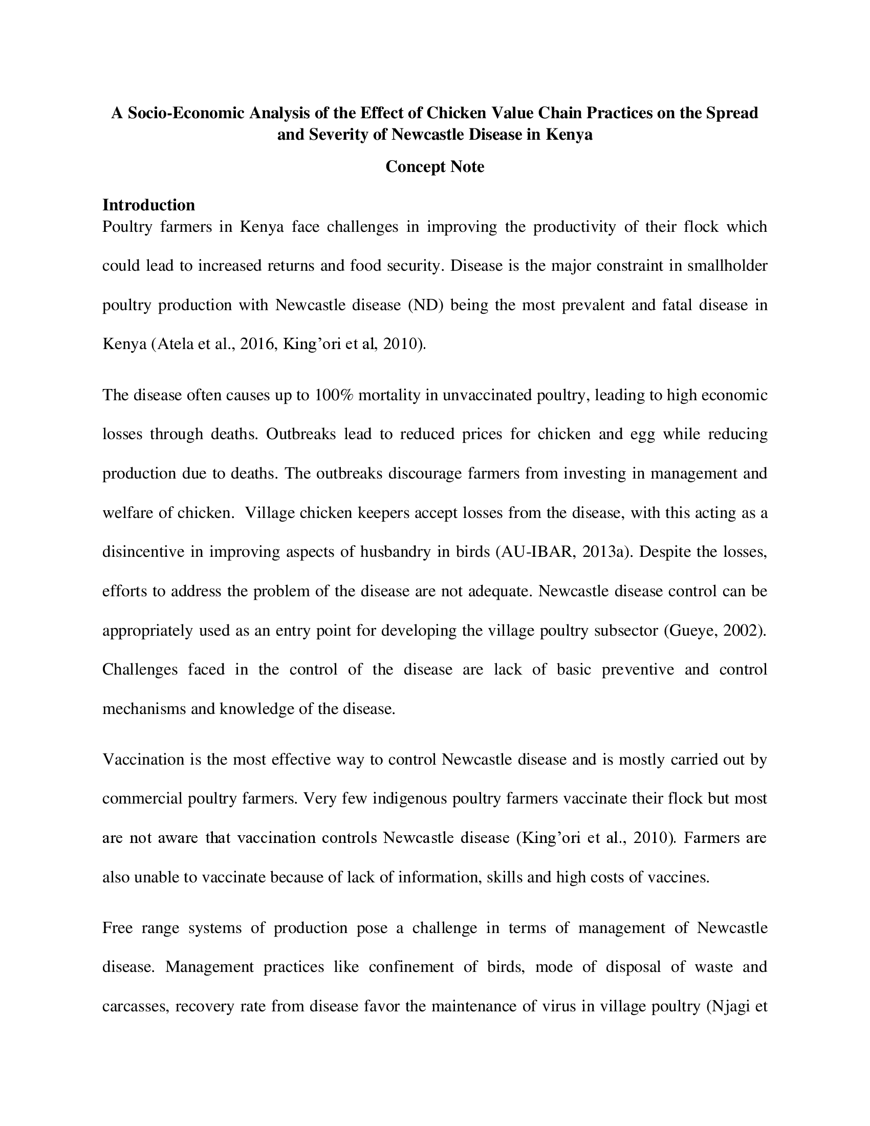 Free Concept Note Sample 2026