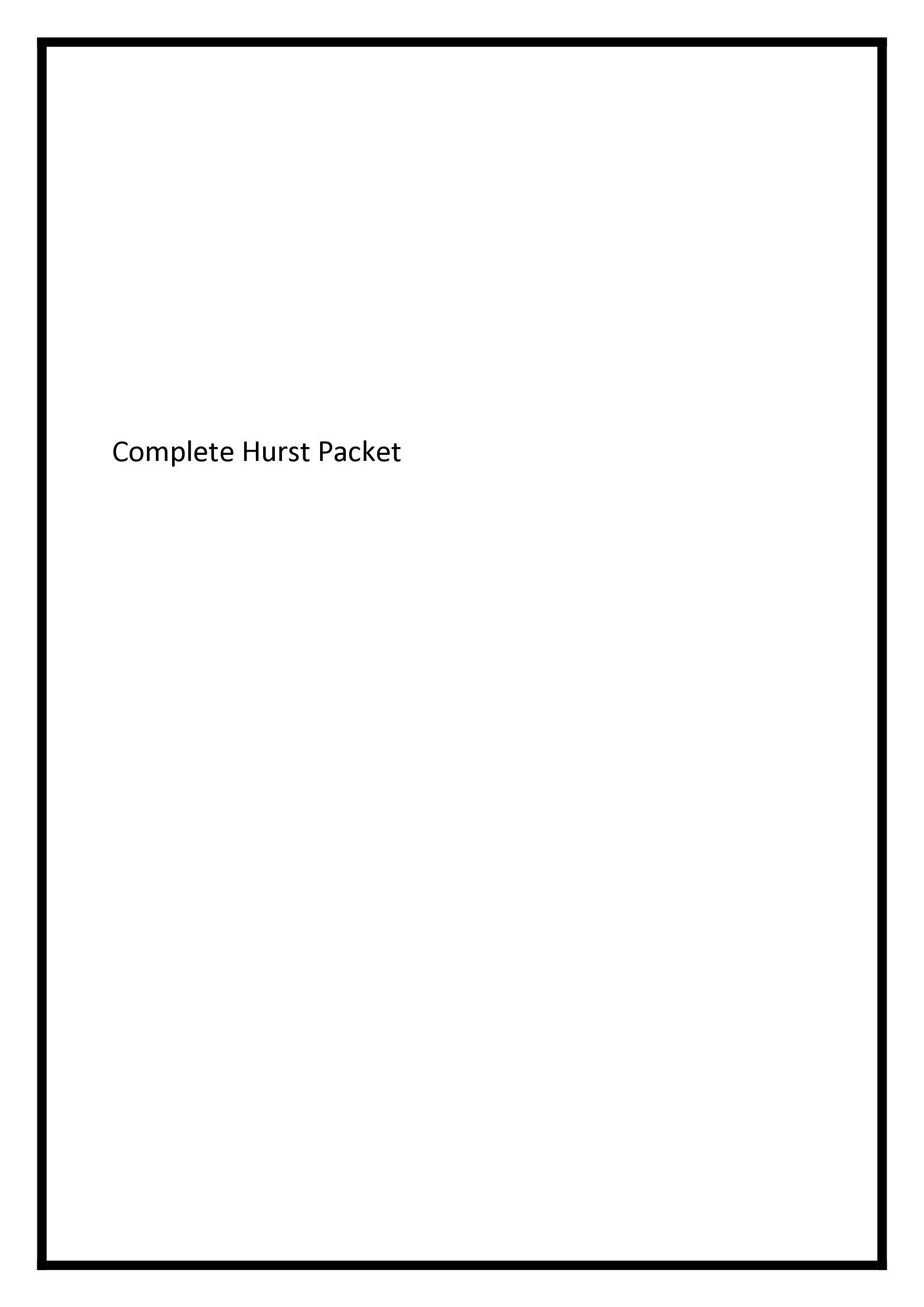 NURSING 101 Complete Hurst Packet