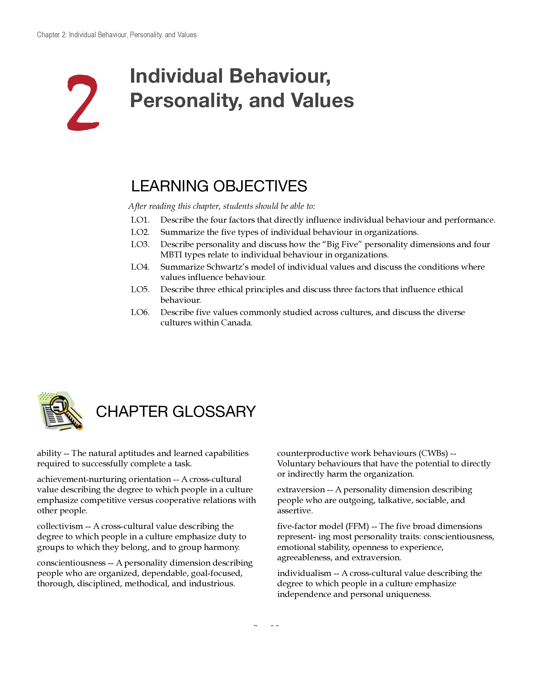 SOLUTIONS MANUAL FOR CANADIAN ORGANIZATIONAL BEHAVIOUR 9TH EDITION MCSHANE