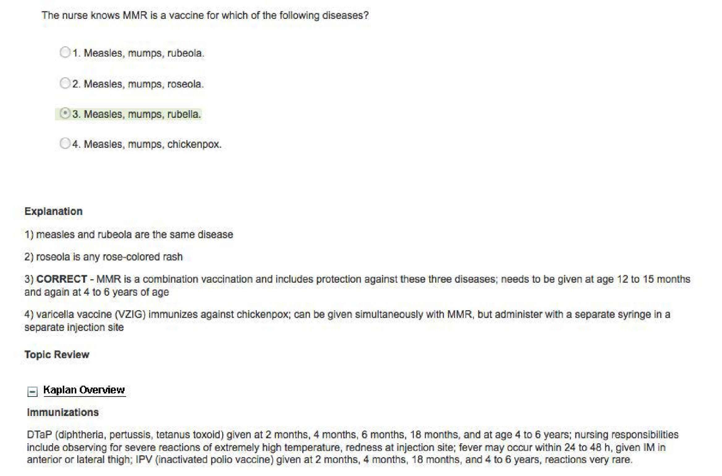 Pediatrics Exam Pack 2021 Kaplan University