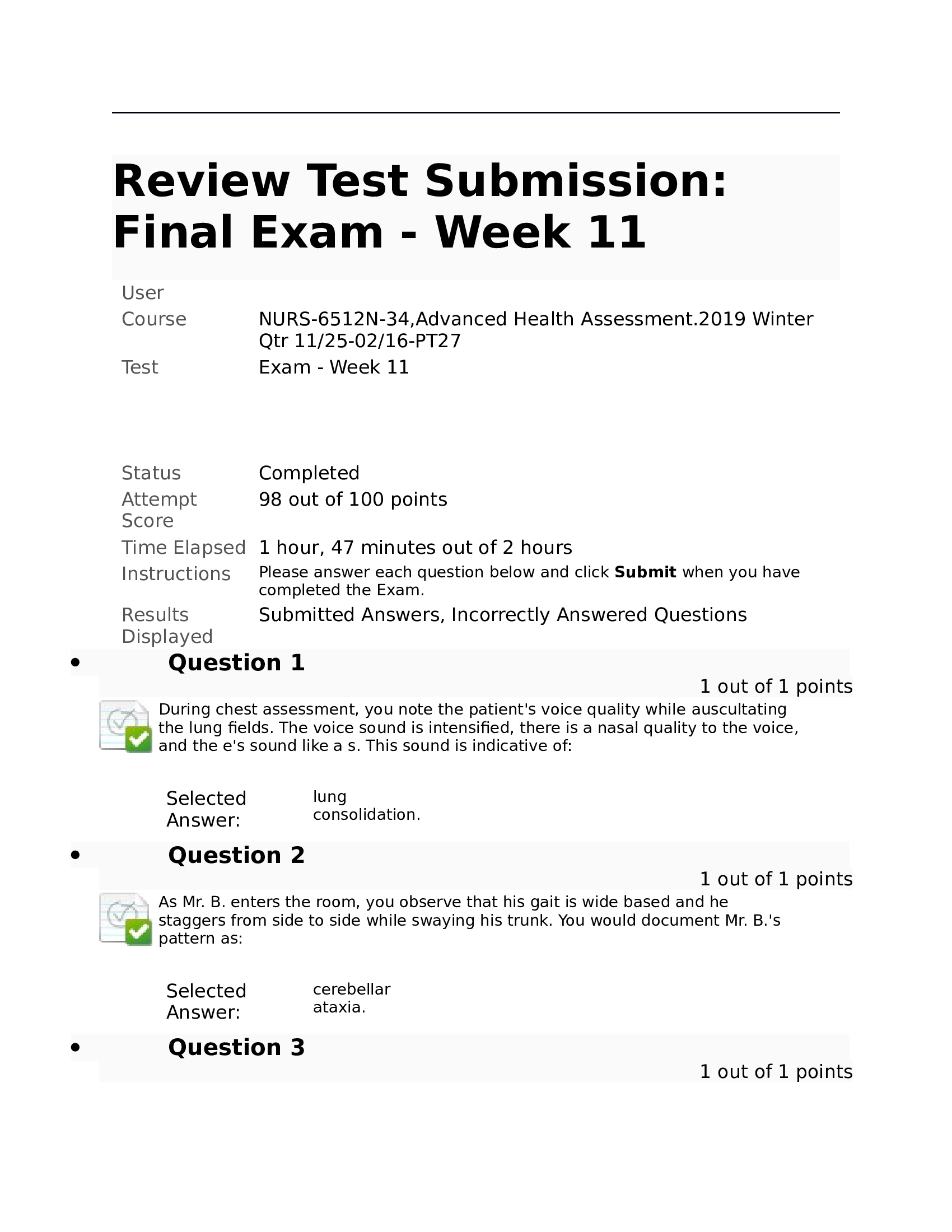 NURS-6512N-34, Review Test Submission- Final Exam - Week 11