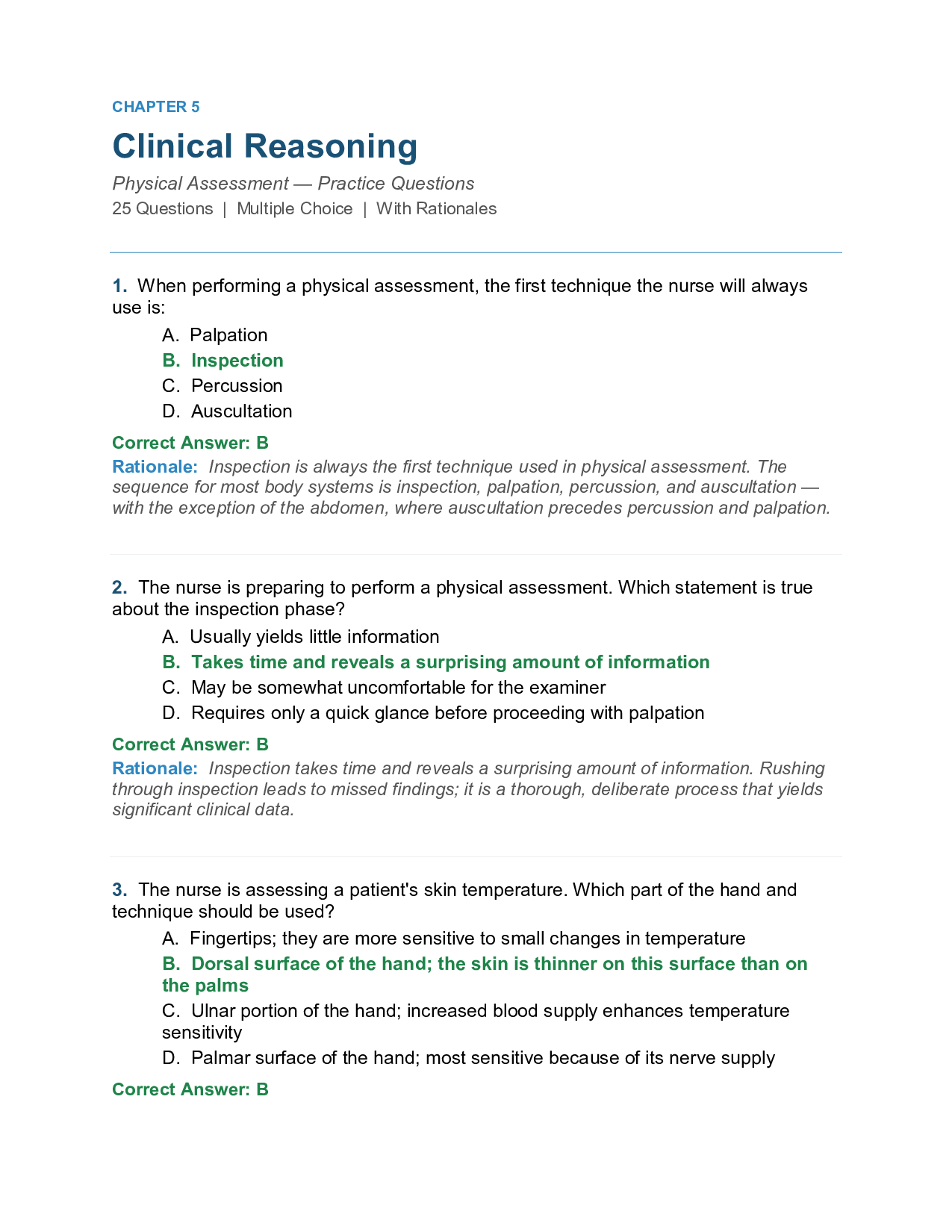 Chapter 5 Clinical Reasoning