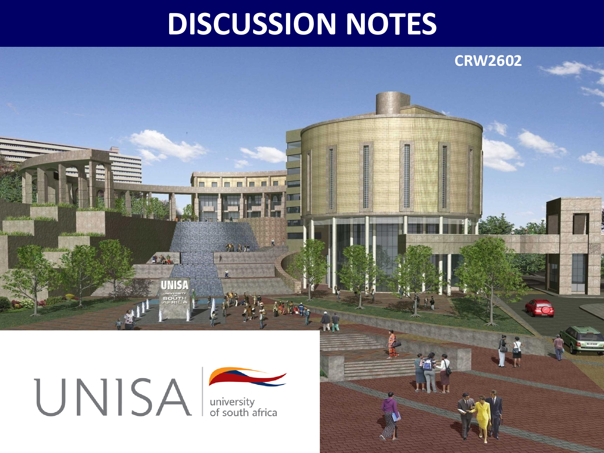 CRW2602 COMPLETE DISCUSSION NOTES CHAPTERS 1 – 16 SPECIFIC CRIMES (112 PAGES)