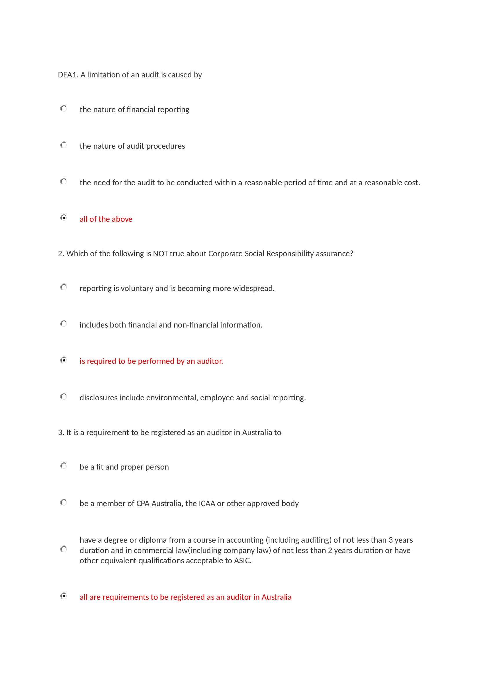 DEA1 ACC 562 EXAM PACK 2022