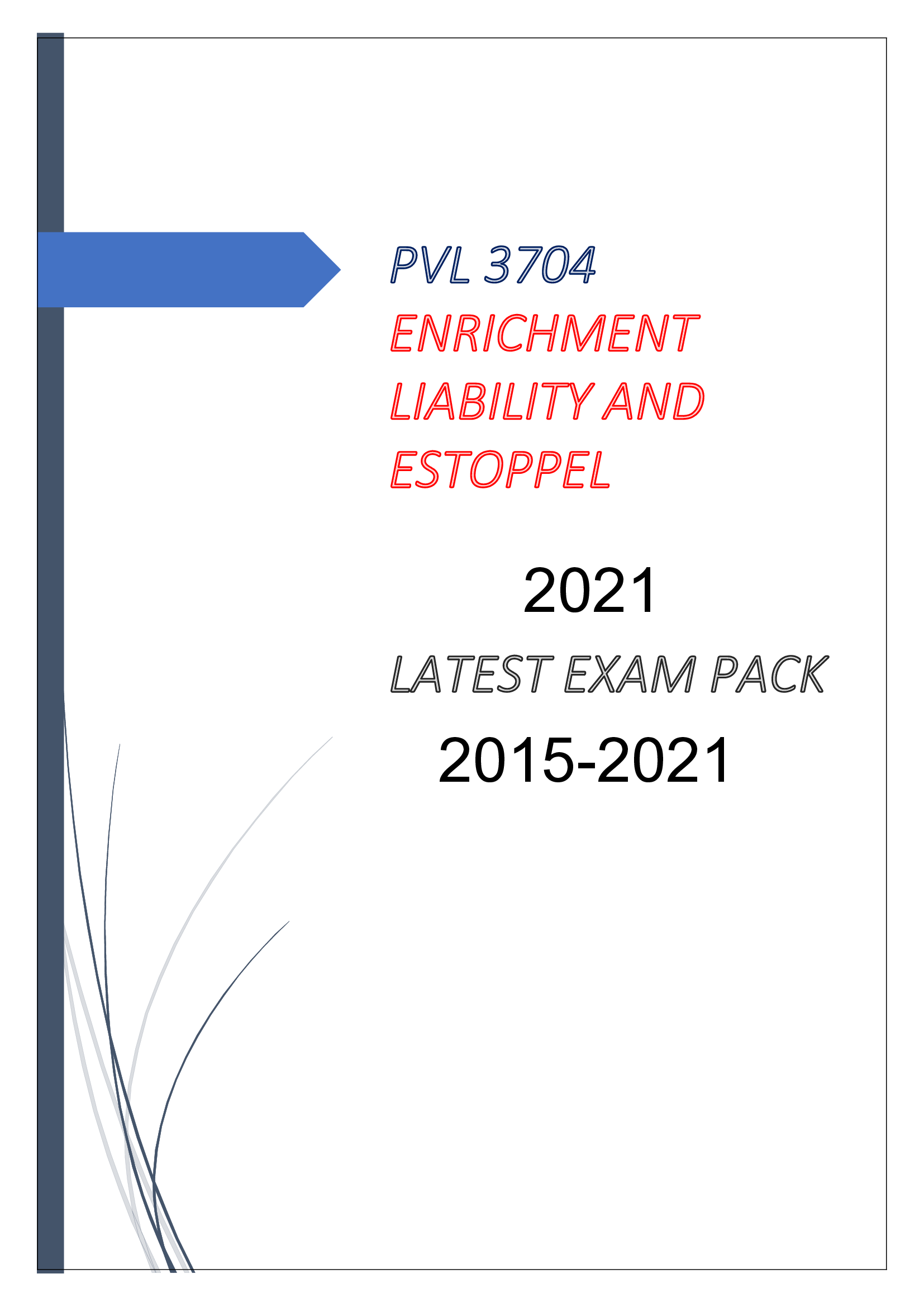PVL3704 -2021 EXAM PACK