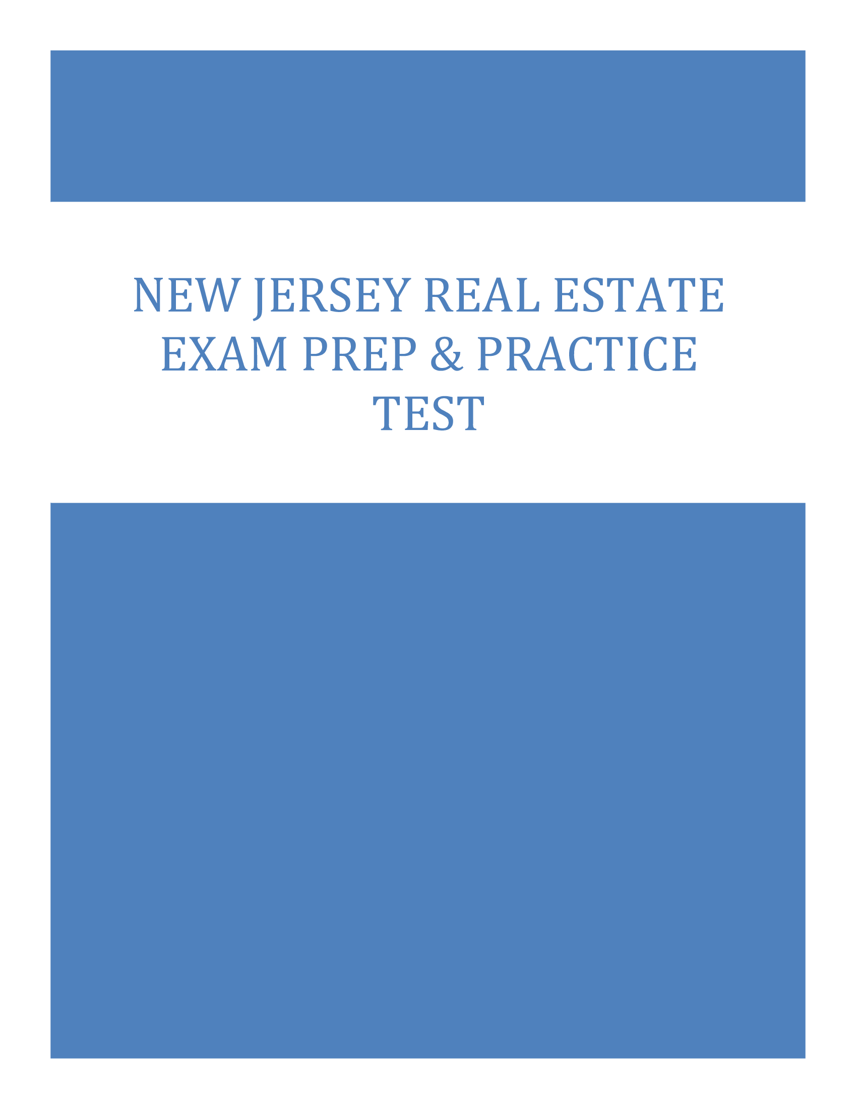New Jersey Real Estate Exam Prep & Practice Test - 2026