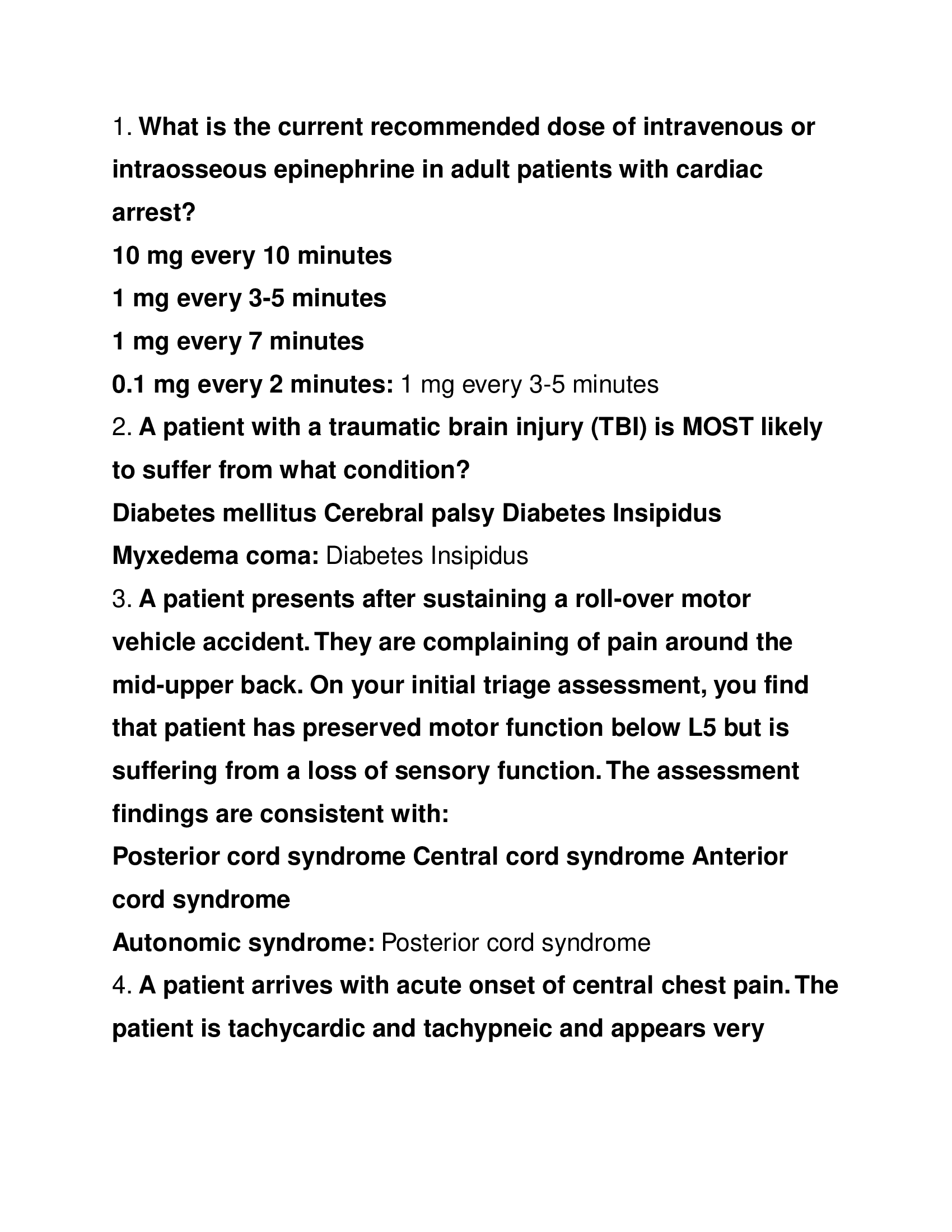 Relias ED RN A Exam Review Questions and Answers