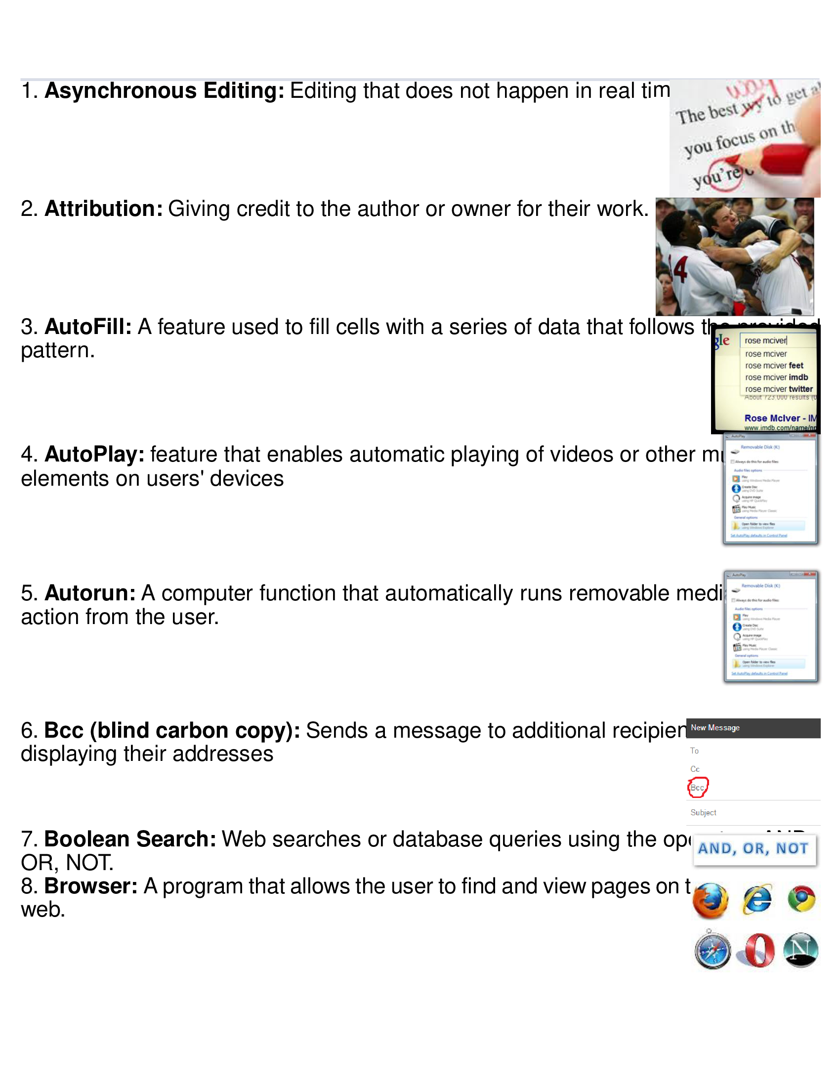 IC3 GS6 Level 2 Vocabularies
